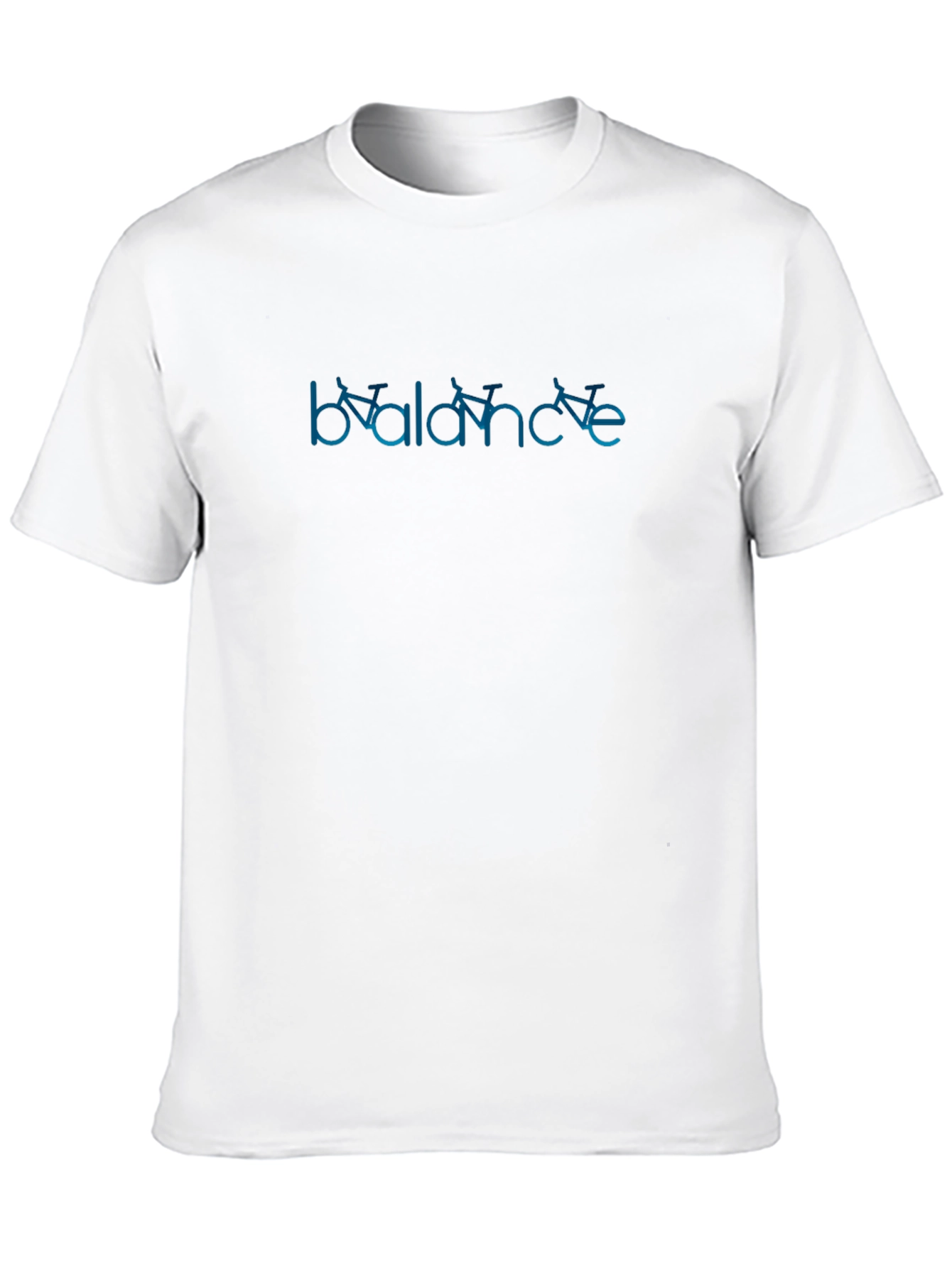 Balance Bike T-Shirt - Black Crew Neck Tee