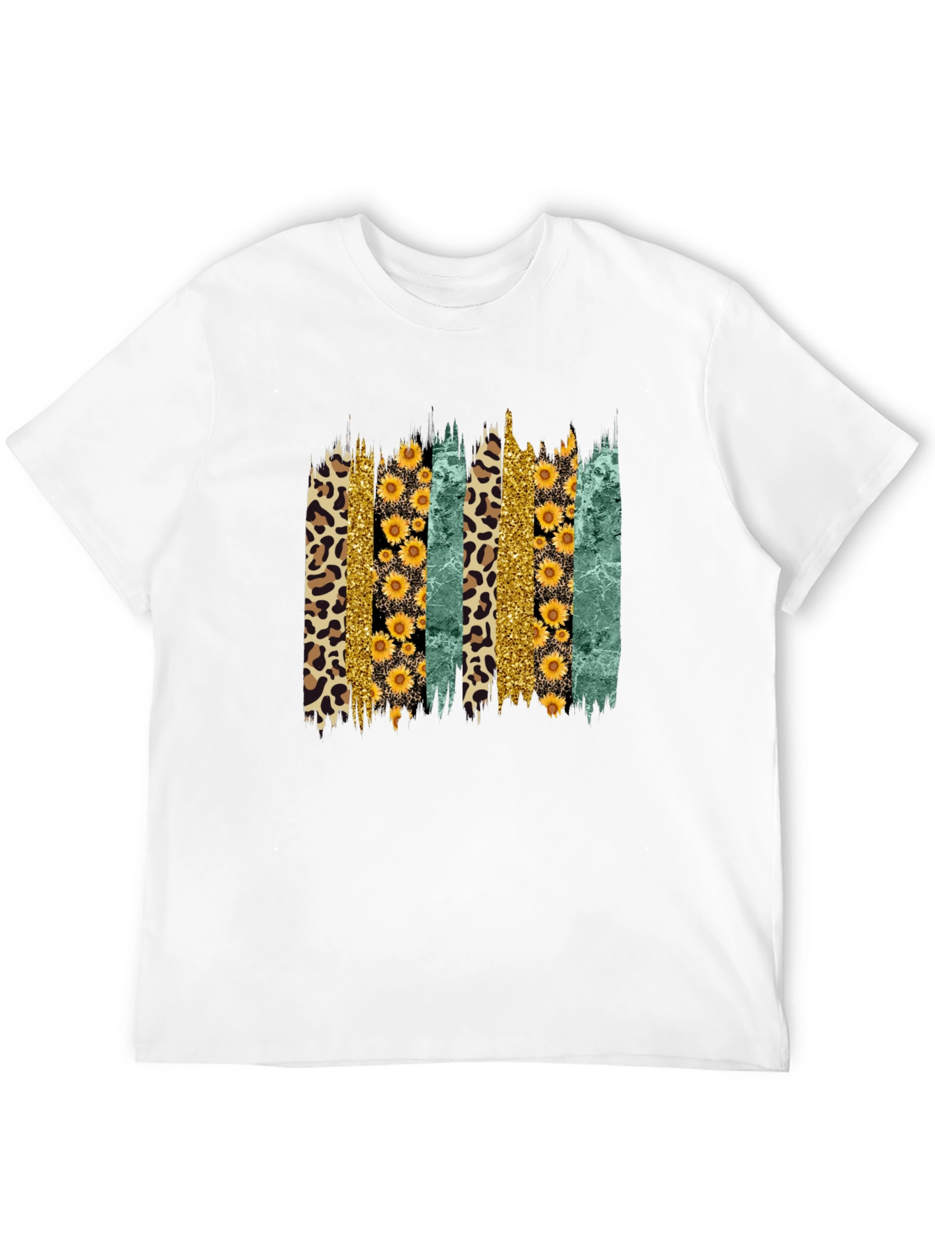 Sunflower Leopard Print Graphic Tee