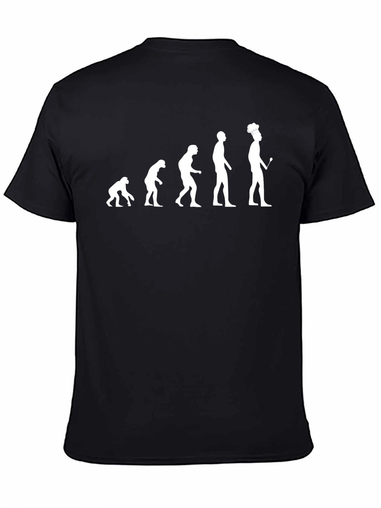 Evolution of Chef T-Shirt - Culinary Humor