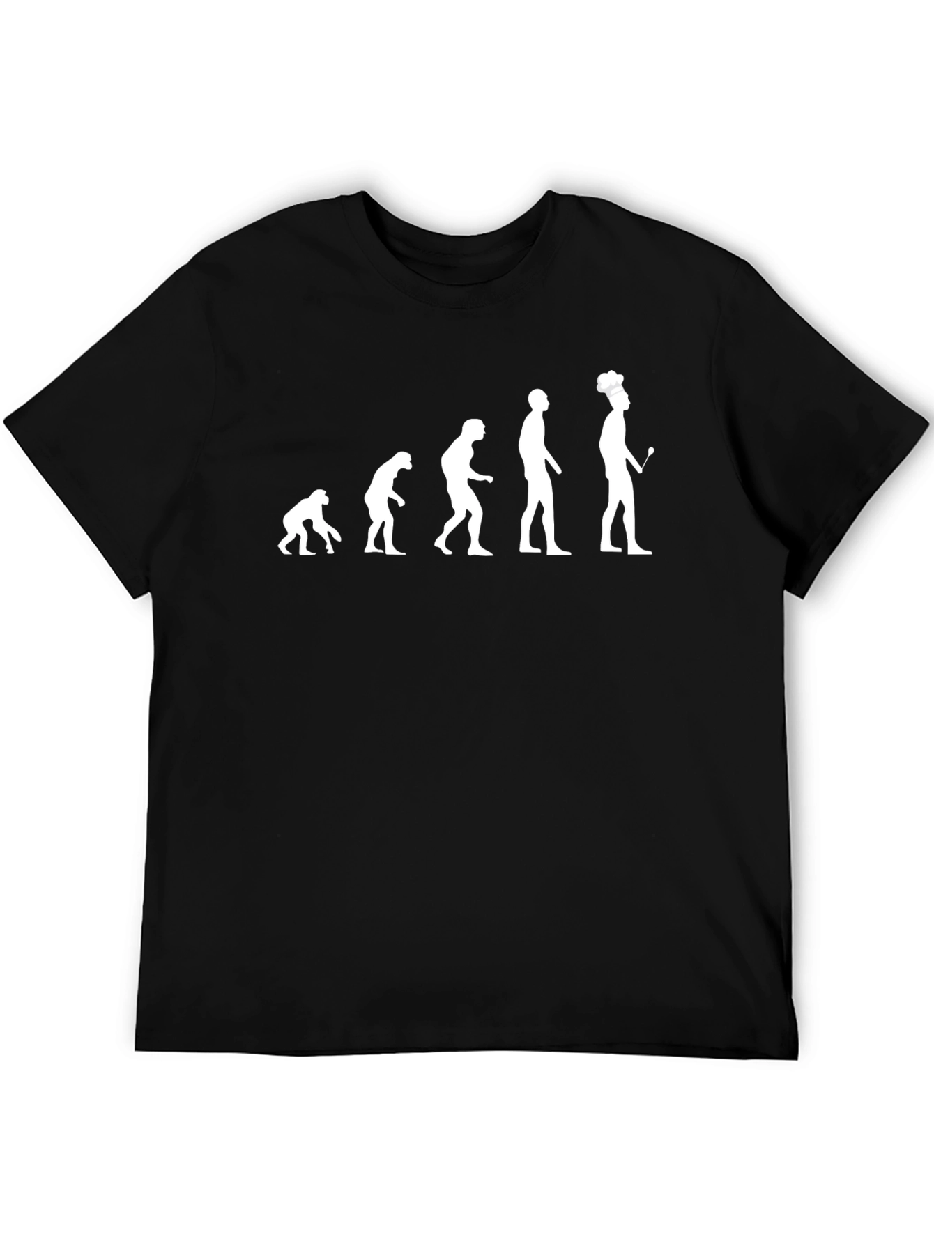 Evolution of Chef T-Shirt - Culinary Humor