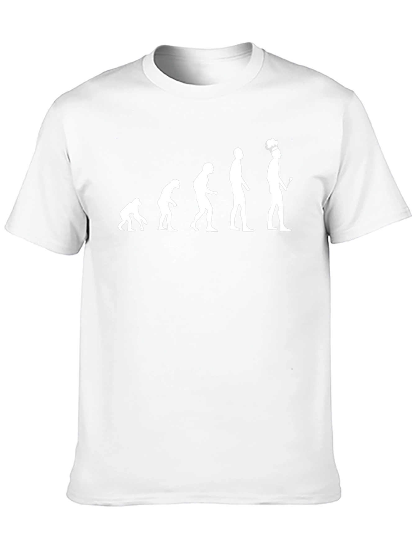 Evolution of Chef T-Shirt - Culinary Humor