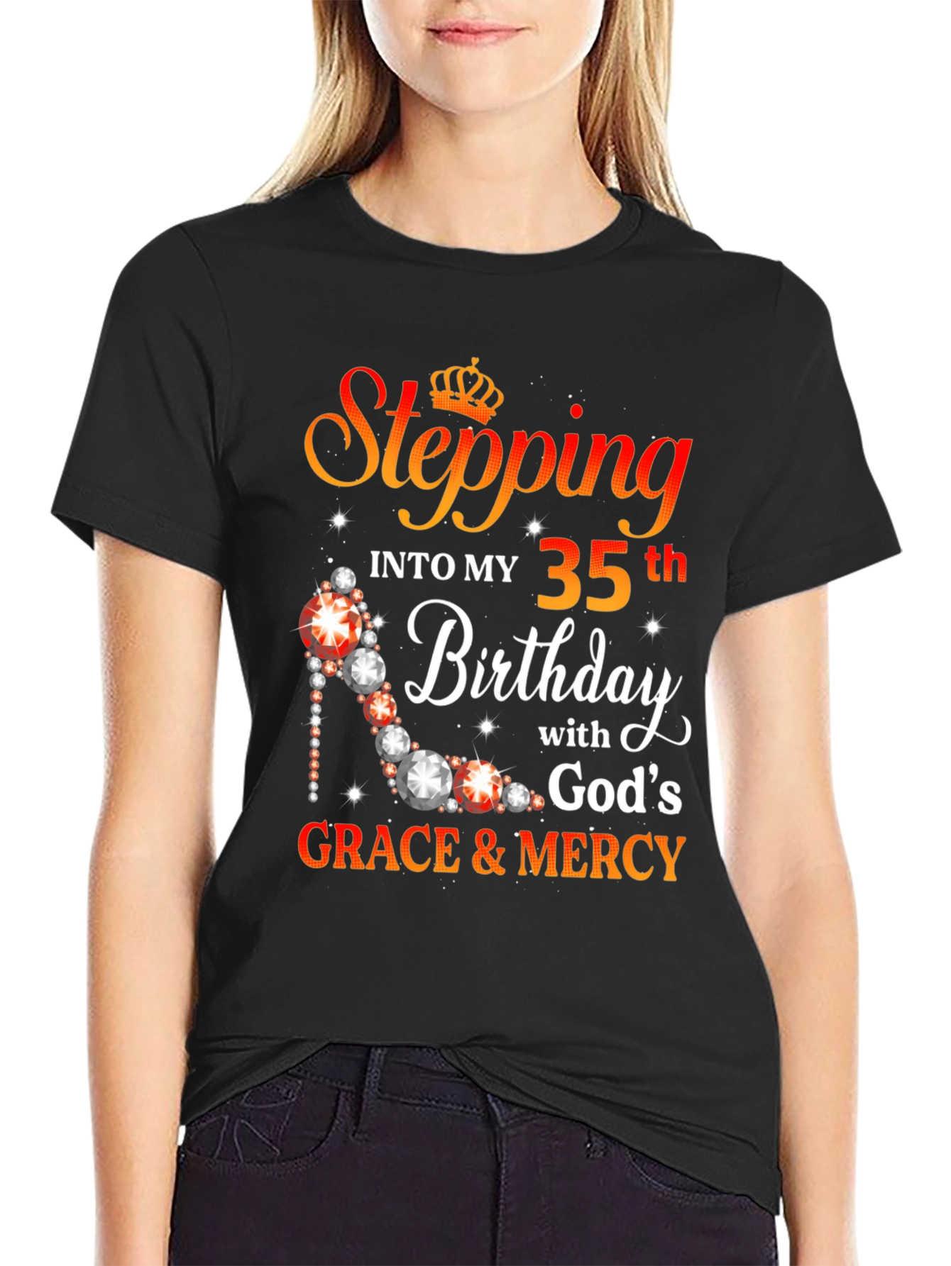 Stepping into 35th Birthday Graphic Tee