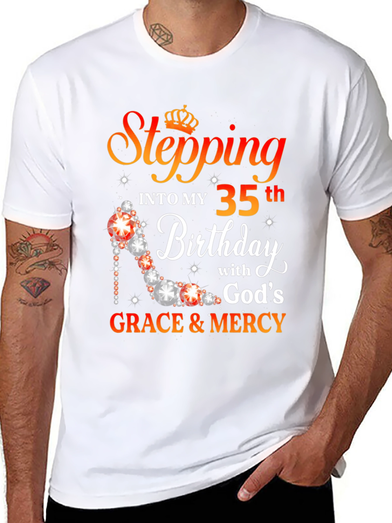 Stepping into 35th Birthday Graphic Tee