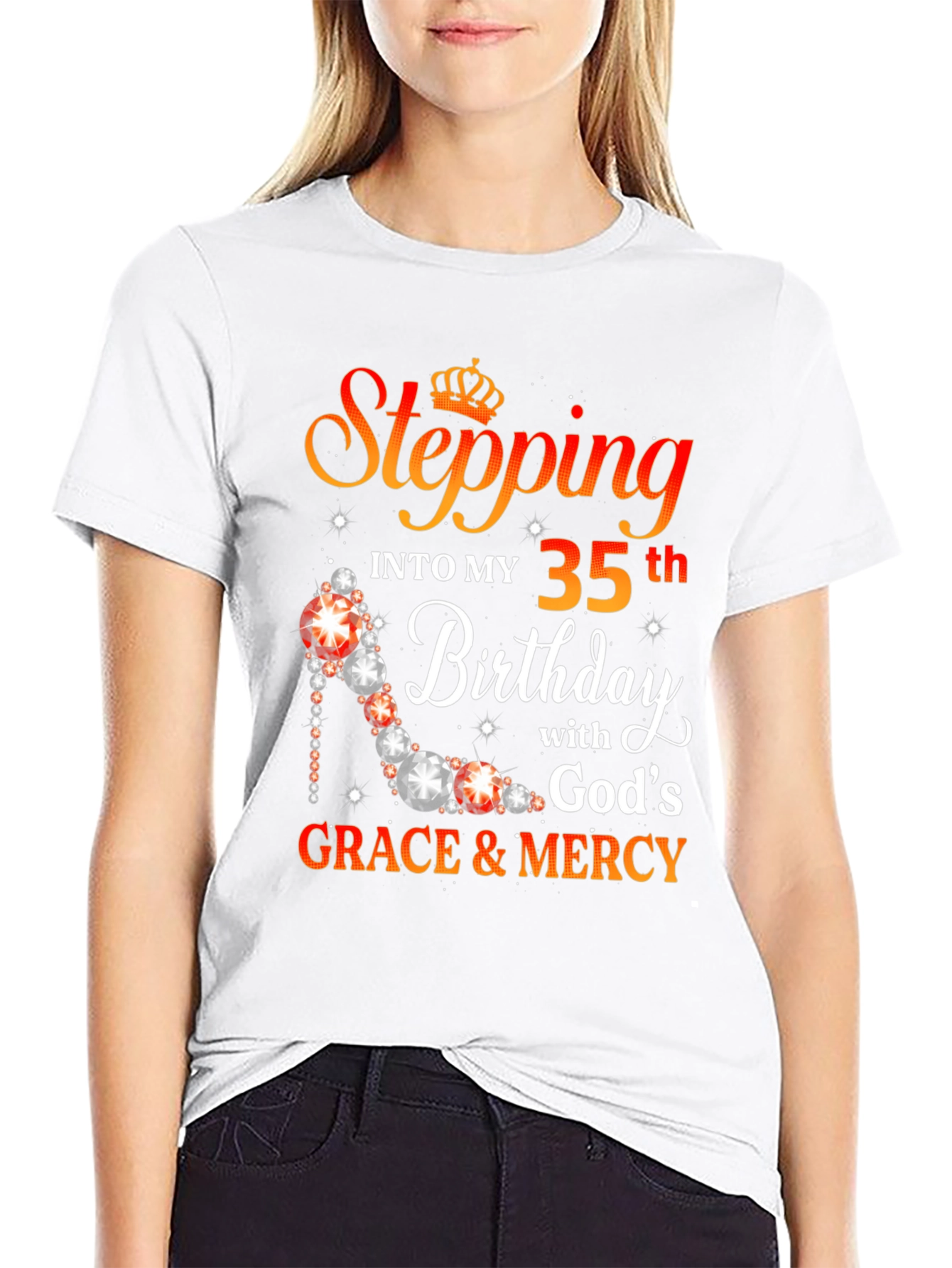 Stepping into 35th Birthday Graphic Tee