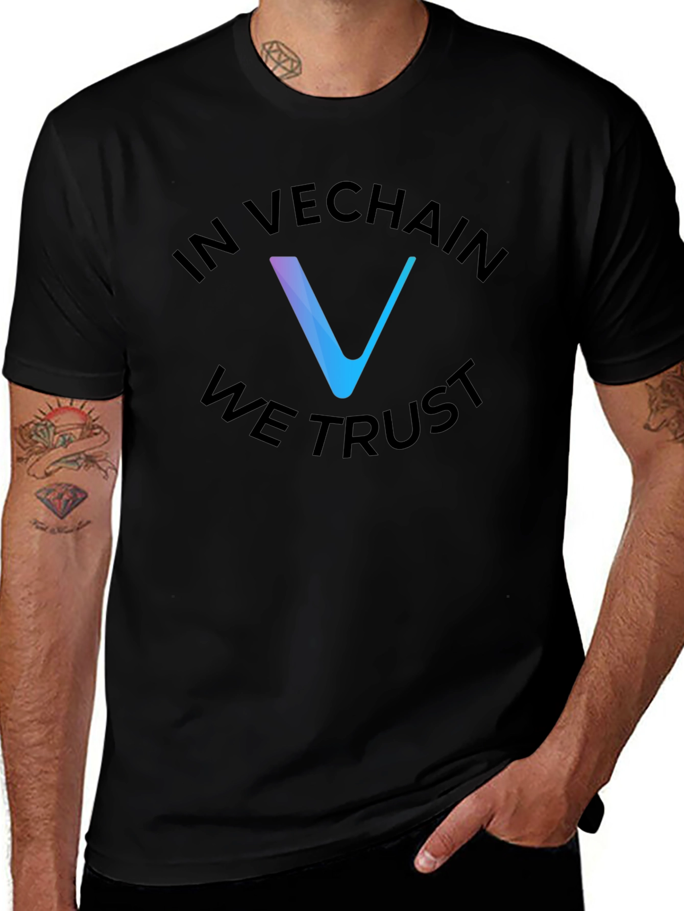 In VeChain We Trust T-Shirt - Crypto Fashion