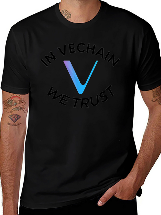 In VeChain We Trust T-Shirt - Crypto Fashion