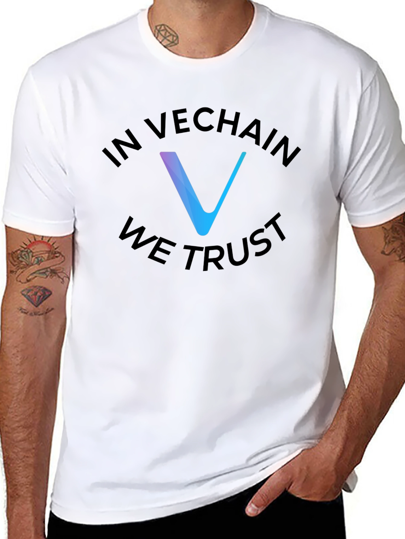 In VeChain We Trust T-Shirt - Crypto Fashion