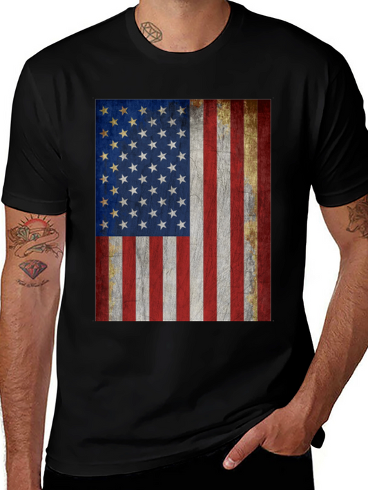 American Flag Graphic T-Shirt Patriotic Tee