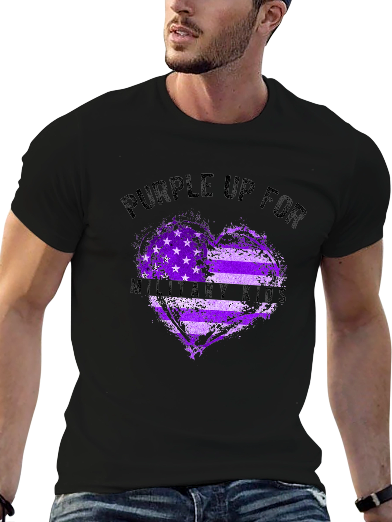 Purple Up For Military Kids T-Shirt