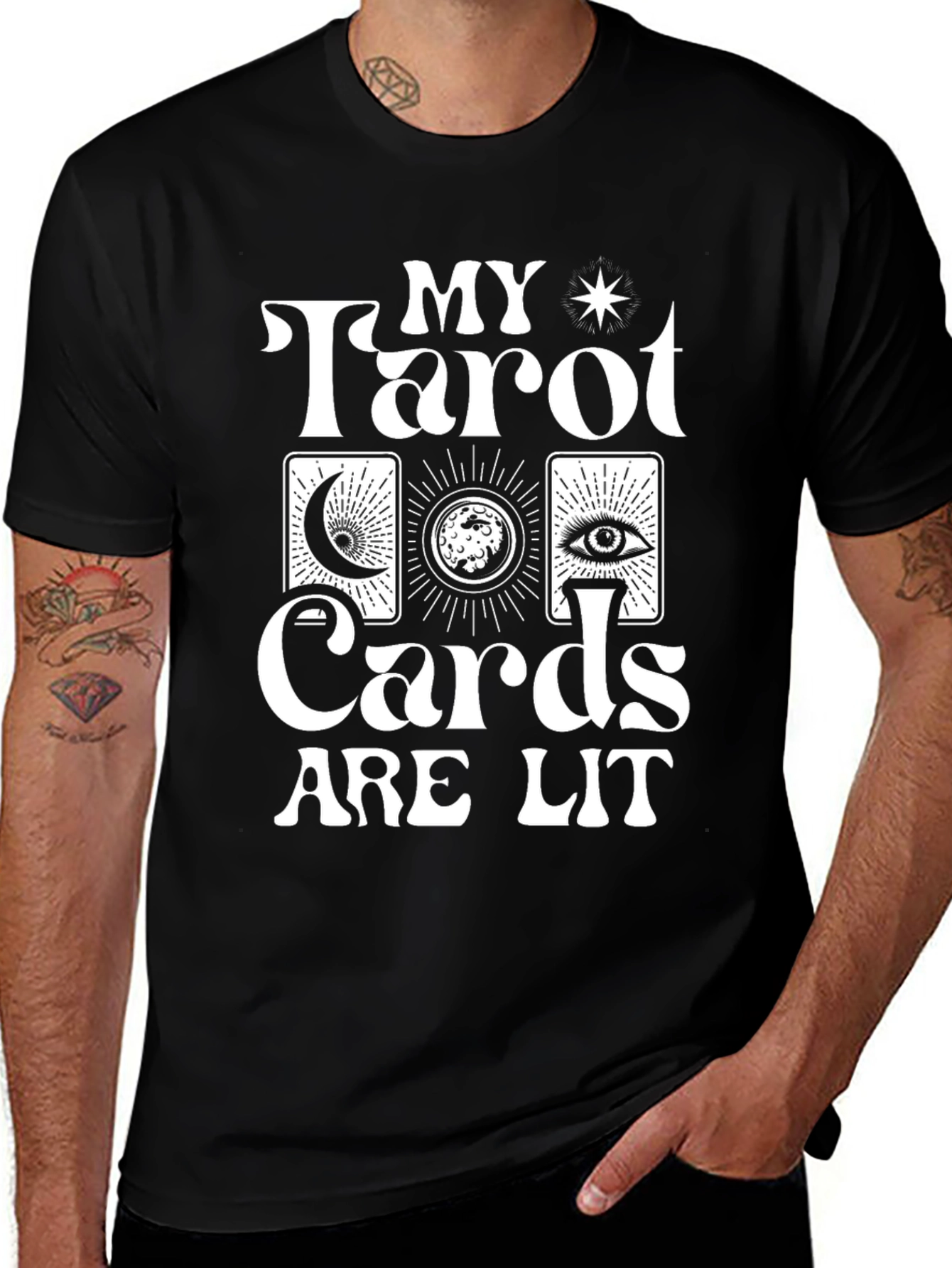 My Tarot Cards Are Lit Graphic Tee