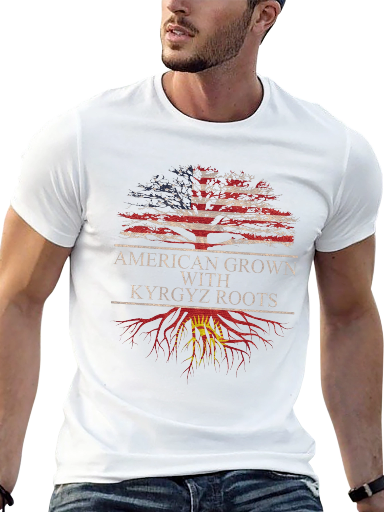 American Grown Kyrgyz Roots T-Shirt