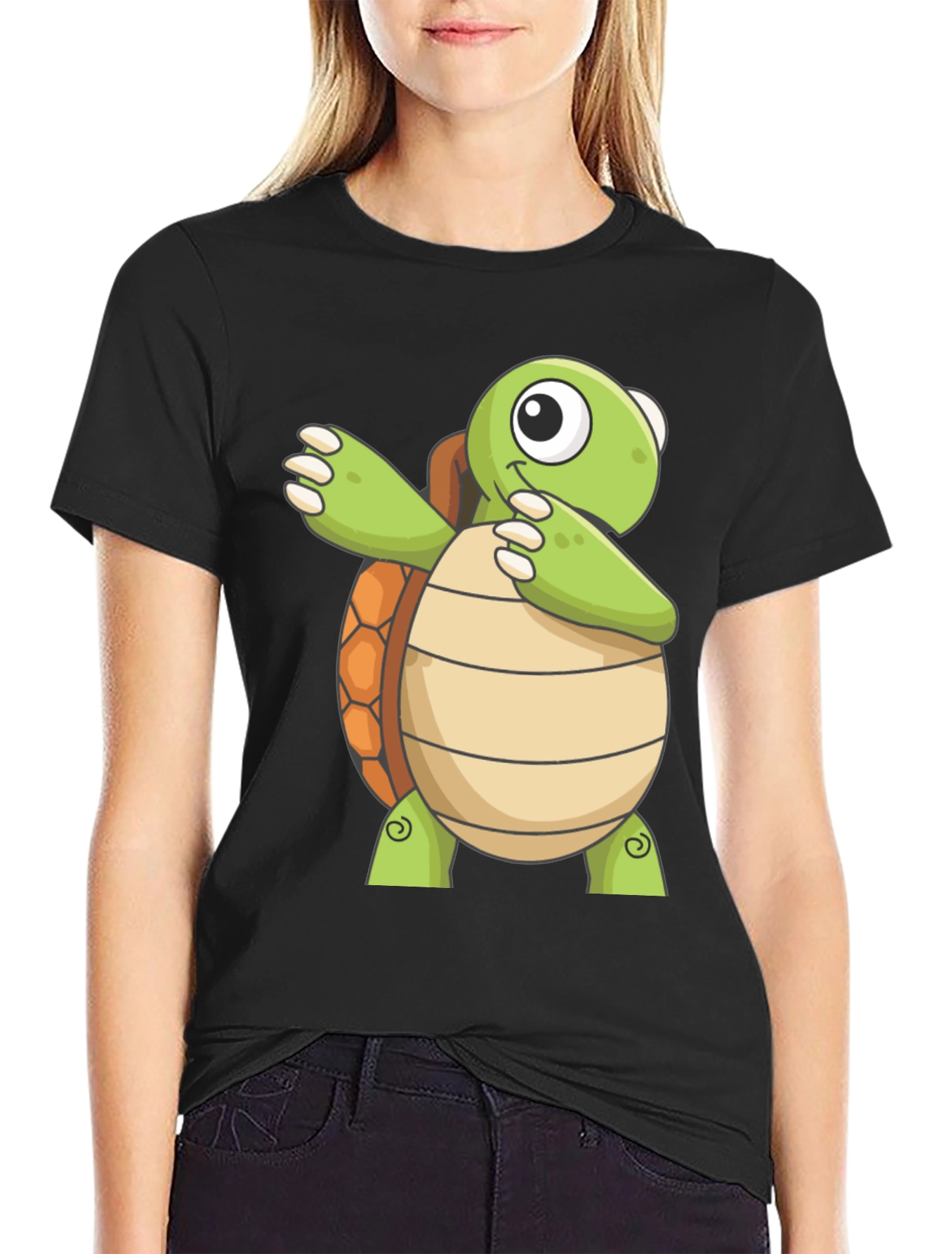 Dabbing Turtle Graphic Tee - Fun Novelty T-Shirt