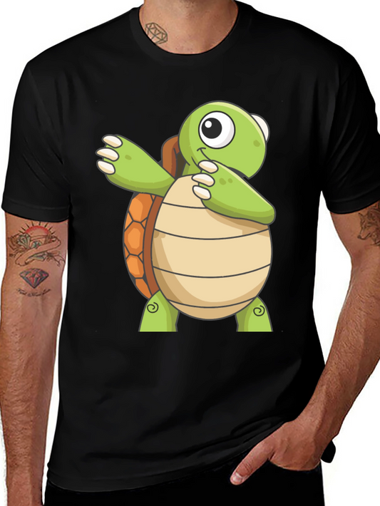 Dabbing Turtle Graphic Tee - Fun Novelty T-Shirt