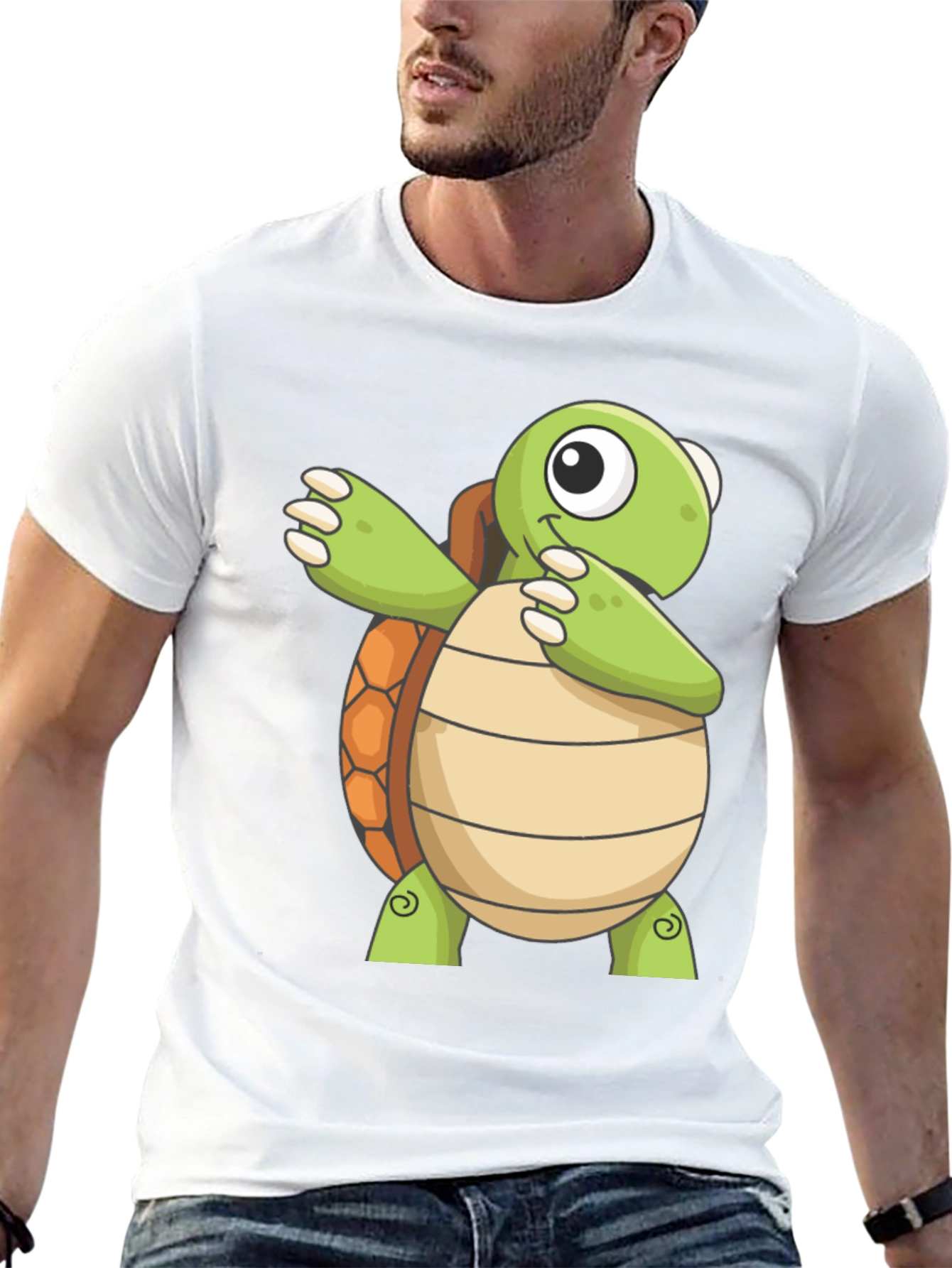 Dabbing Turtle Graphic Tee - Fun Novelty T-Shirt