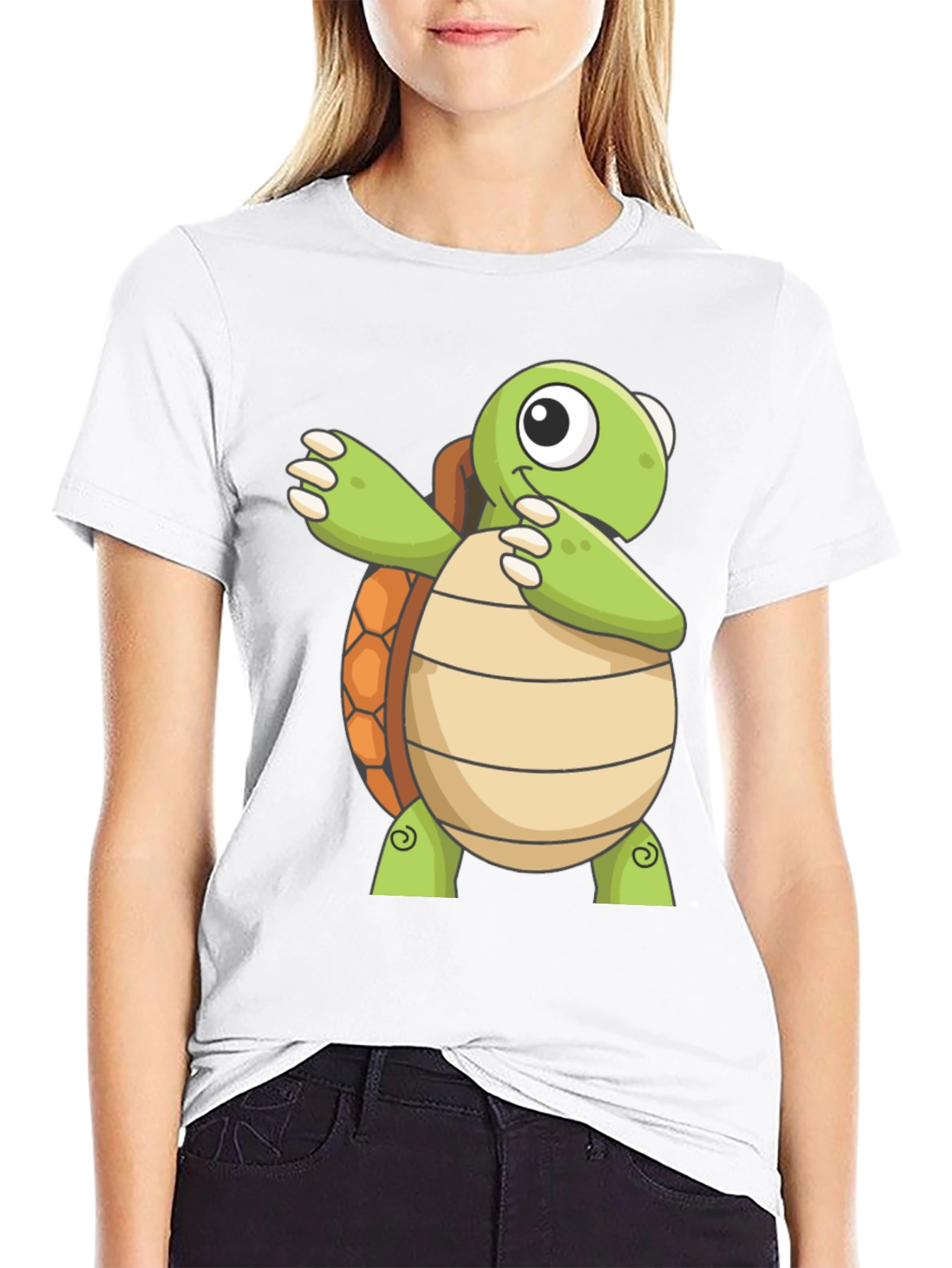 Dabbing Turtle Graphic Tee - Fun Novelty T-Shirt