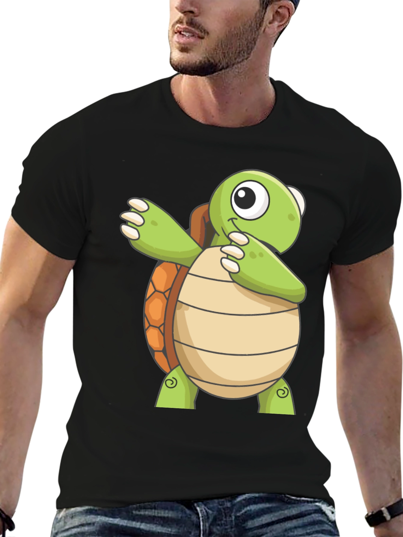 Dabbing Turtle Graphic Tee - Fun Novelty T-Shirt