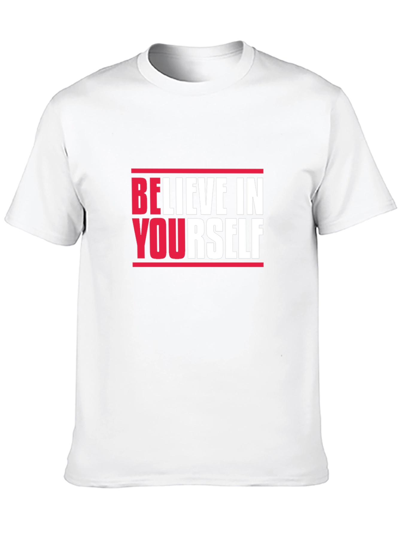 Believe In Yourself Graphic Tee - Black