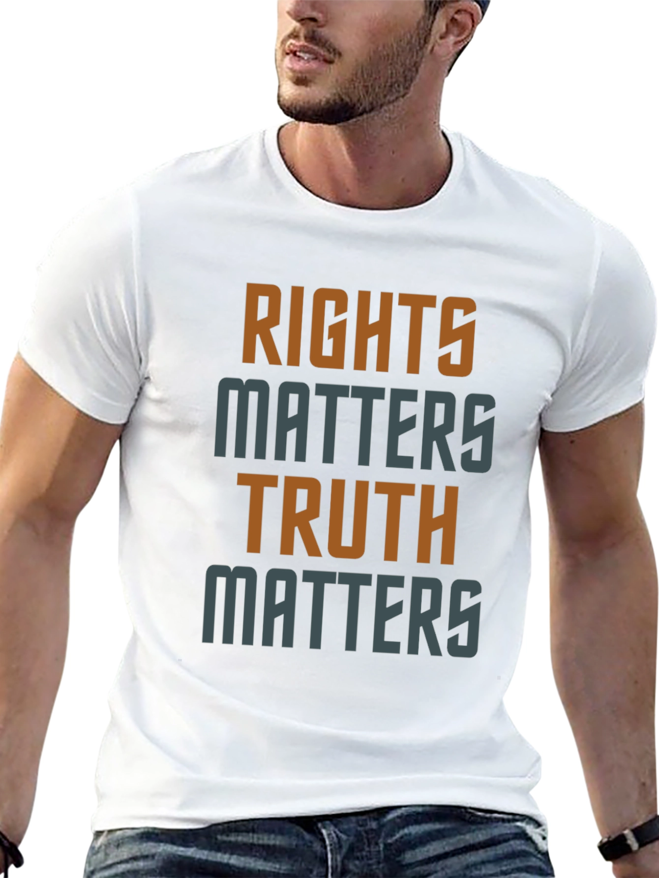 Rights and Truth Matters Graphic T-Shirt