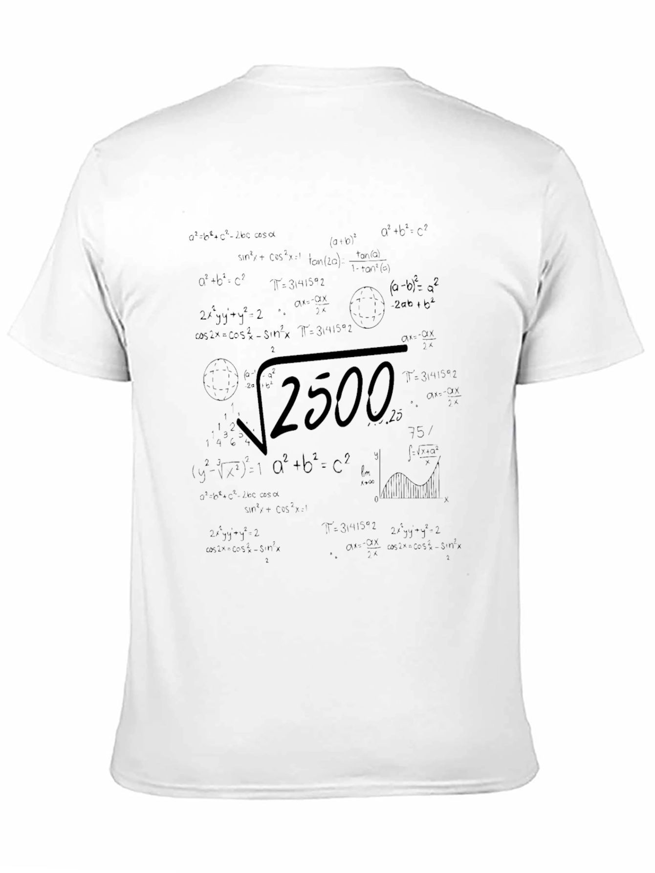 Math Equation Graphic Print T-Shirt