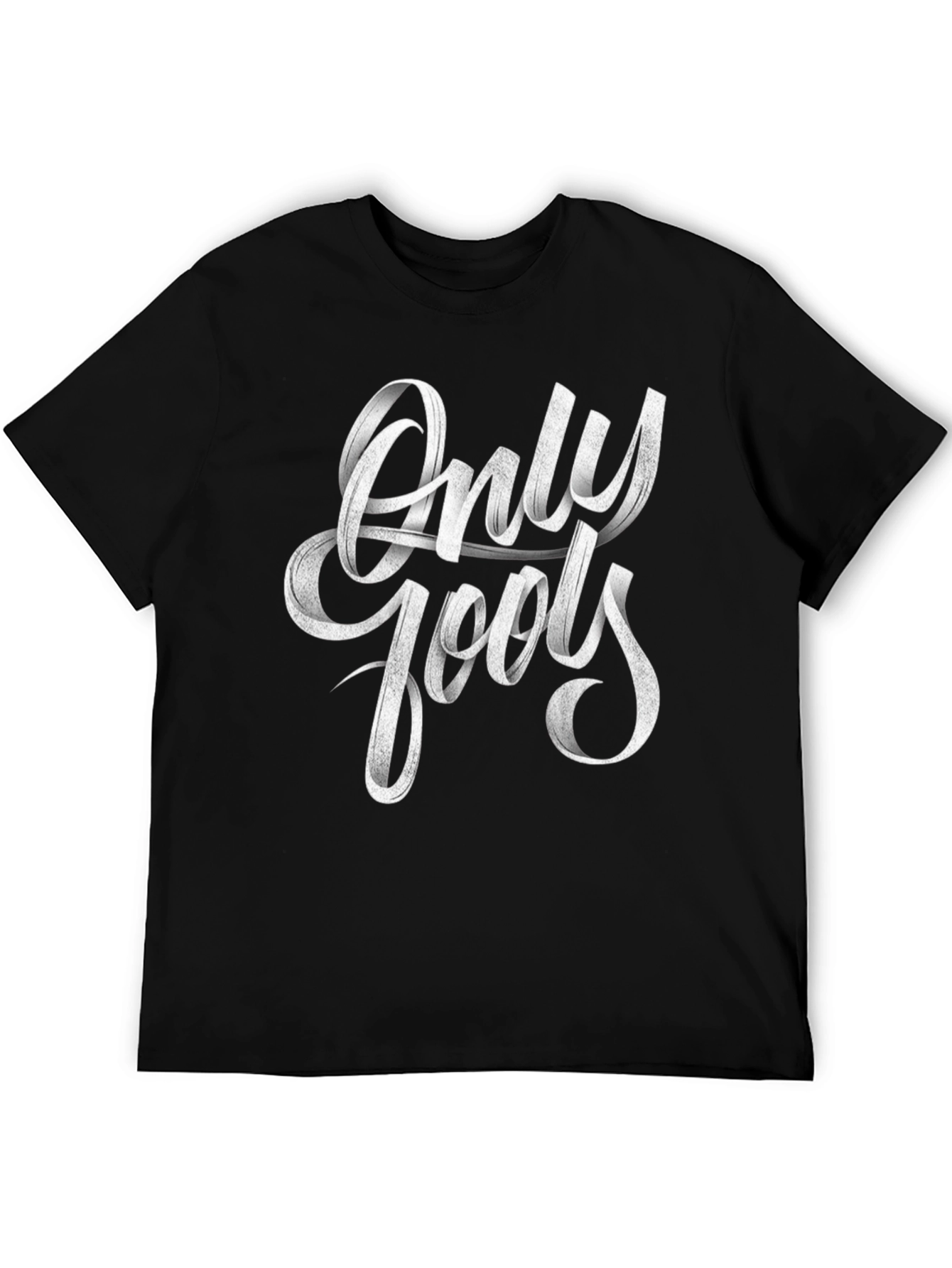 Only Fools Graphic Print Black T-Shirt