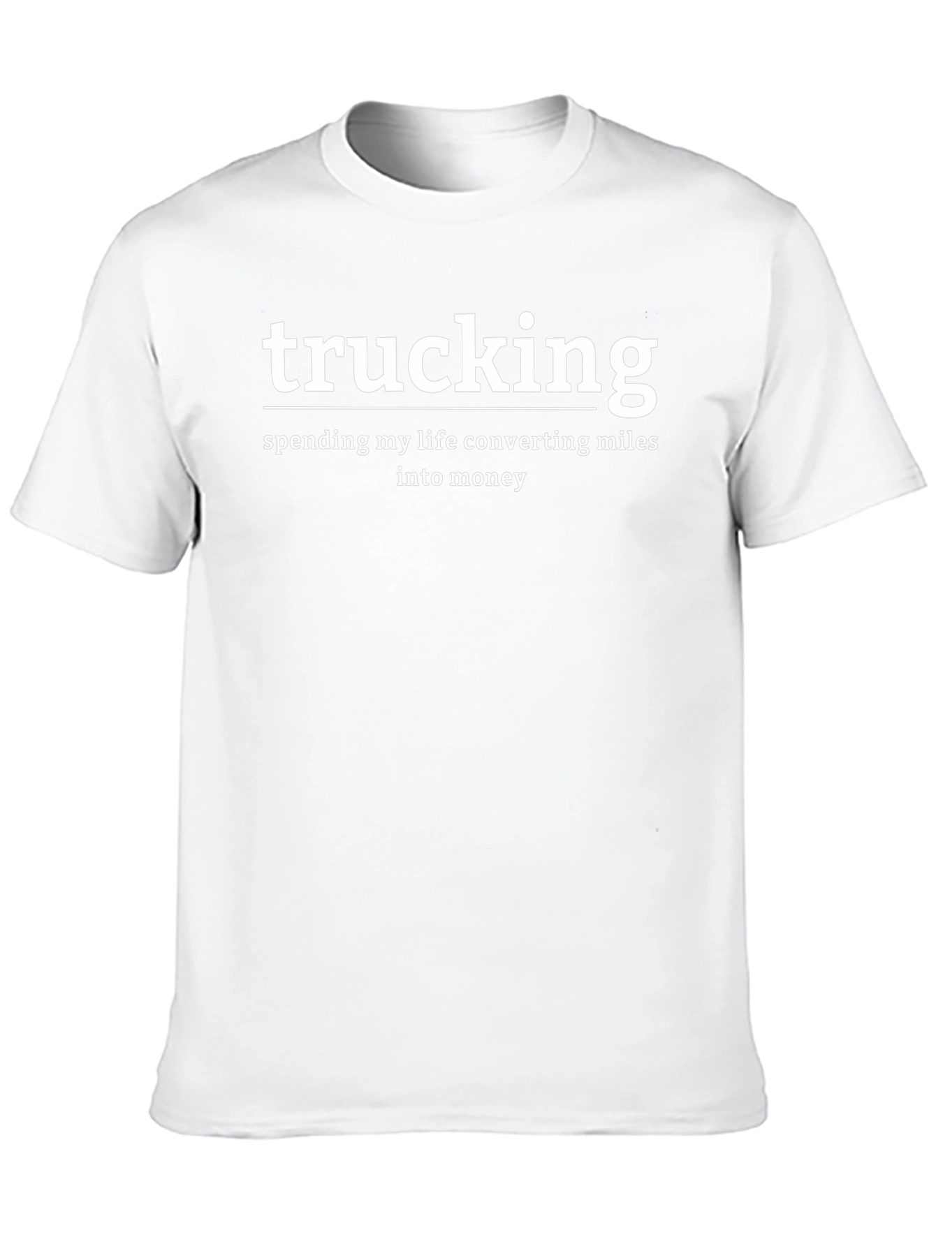 Trucking: Converting Miles to Money Graphic T-Shirt
