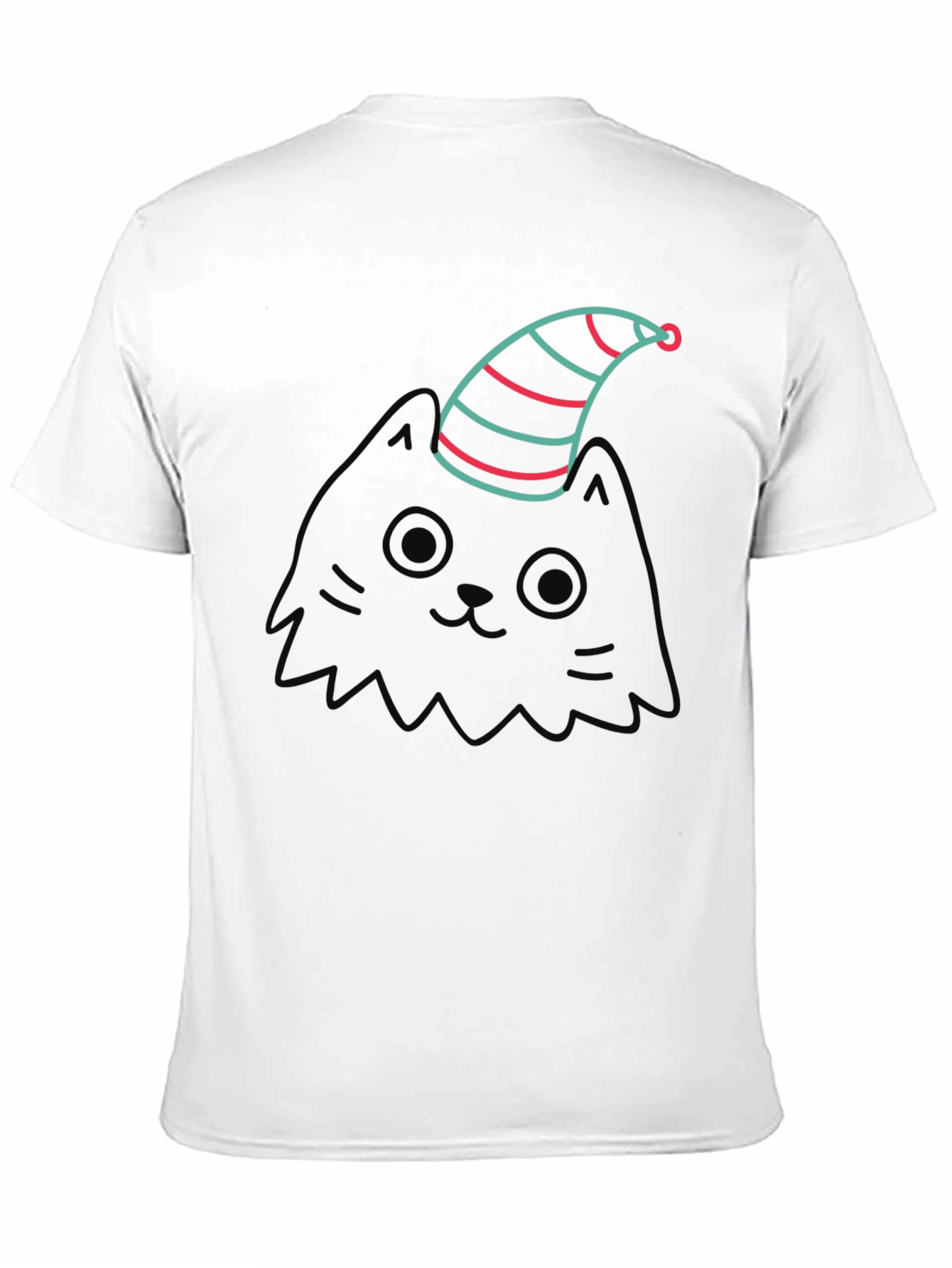 Cat in a Hat Graphic Tee - Black