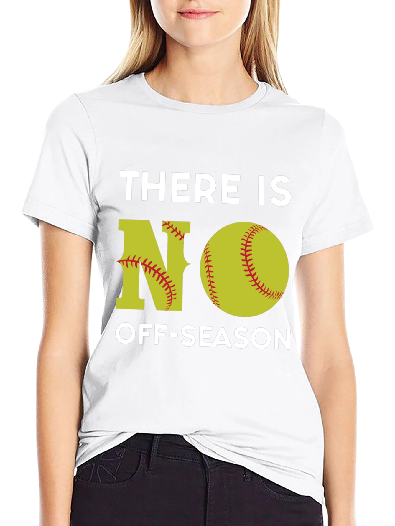 There is NO Off-Season Softball Graphic T-Shirt