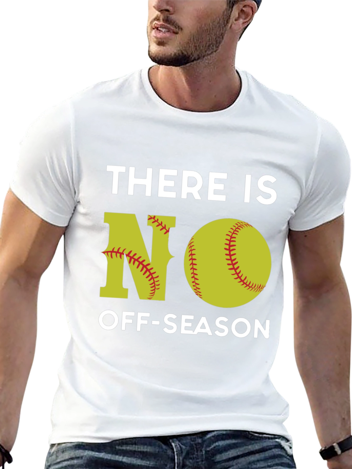 There is NO Off-Season Softball Graphic T-Shirt