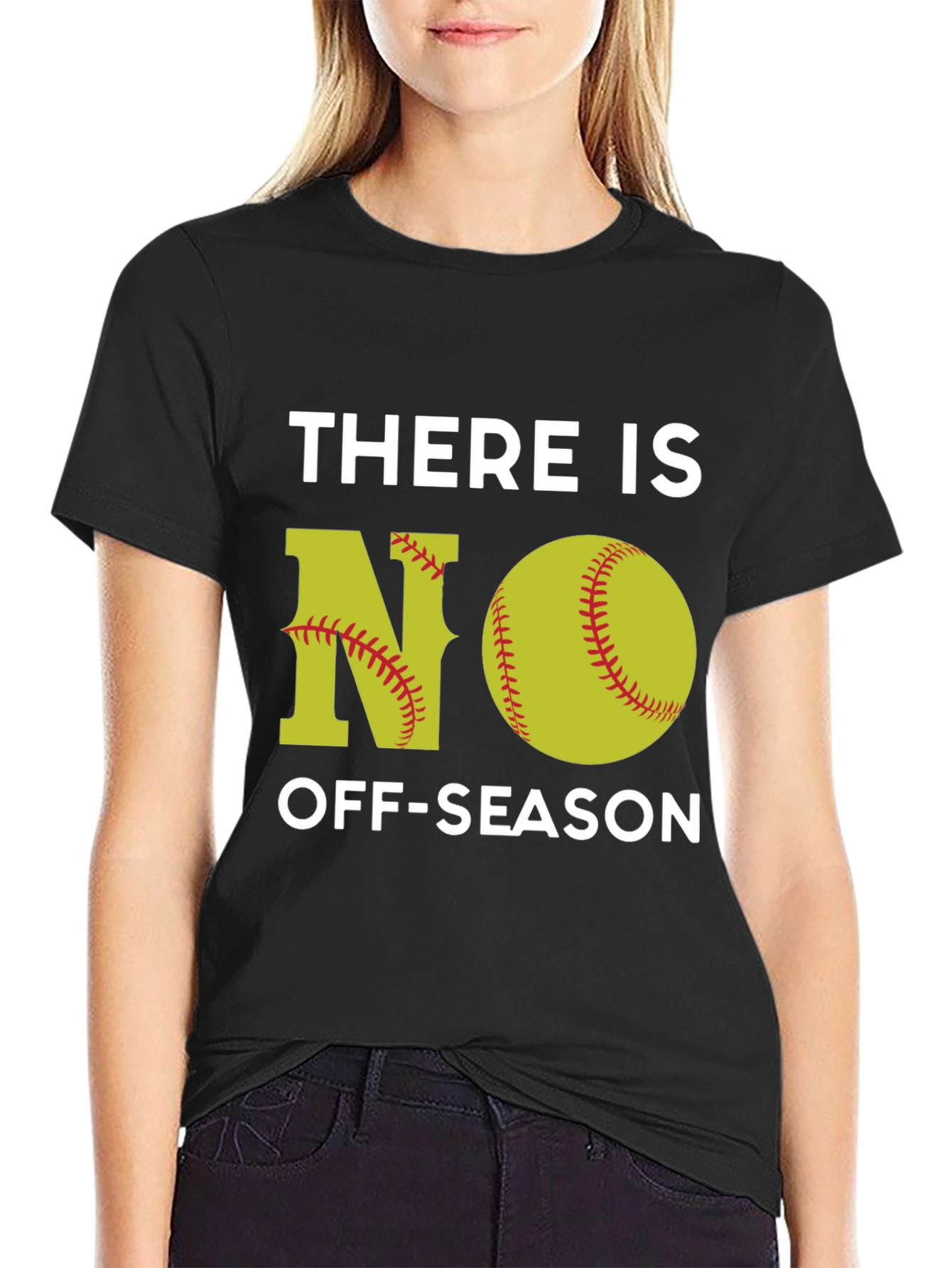 There is NO Off-Season Softball Graphic T-Shirt