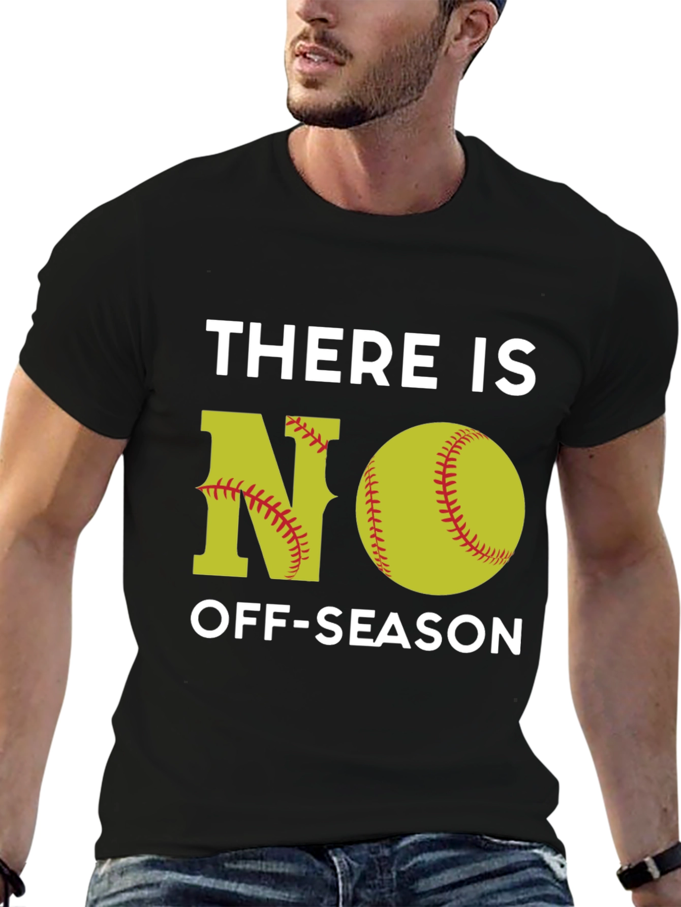 There is NO Off-Season Softball Graphic T-Shirt