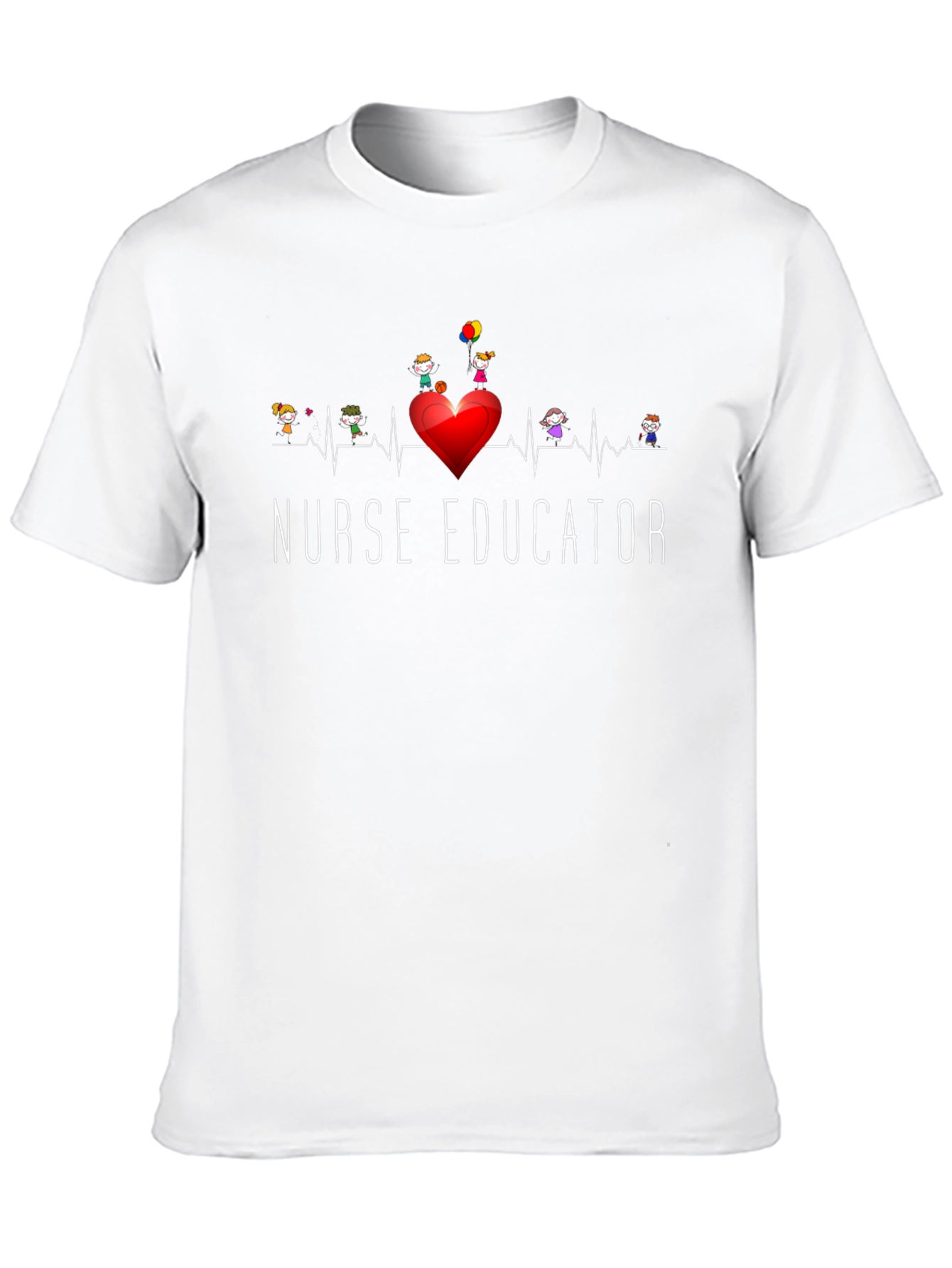 Nurse Educator Heartbeat T-Shirt