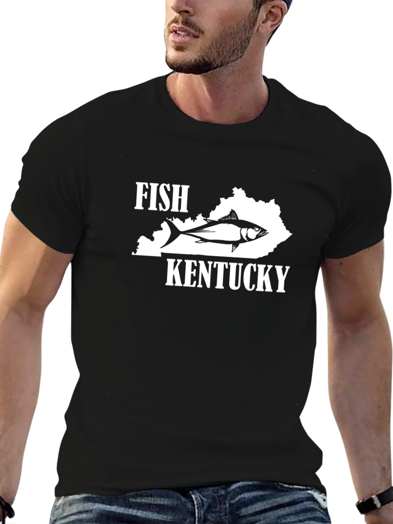 Fish Kentucky Black T-Shirt