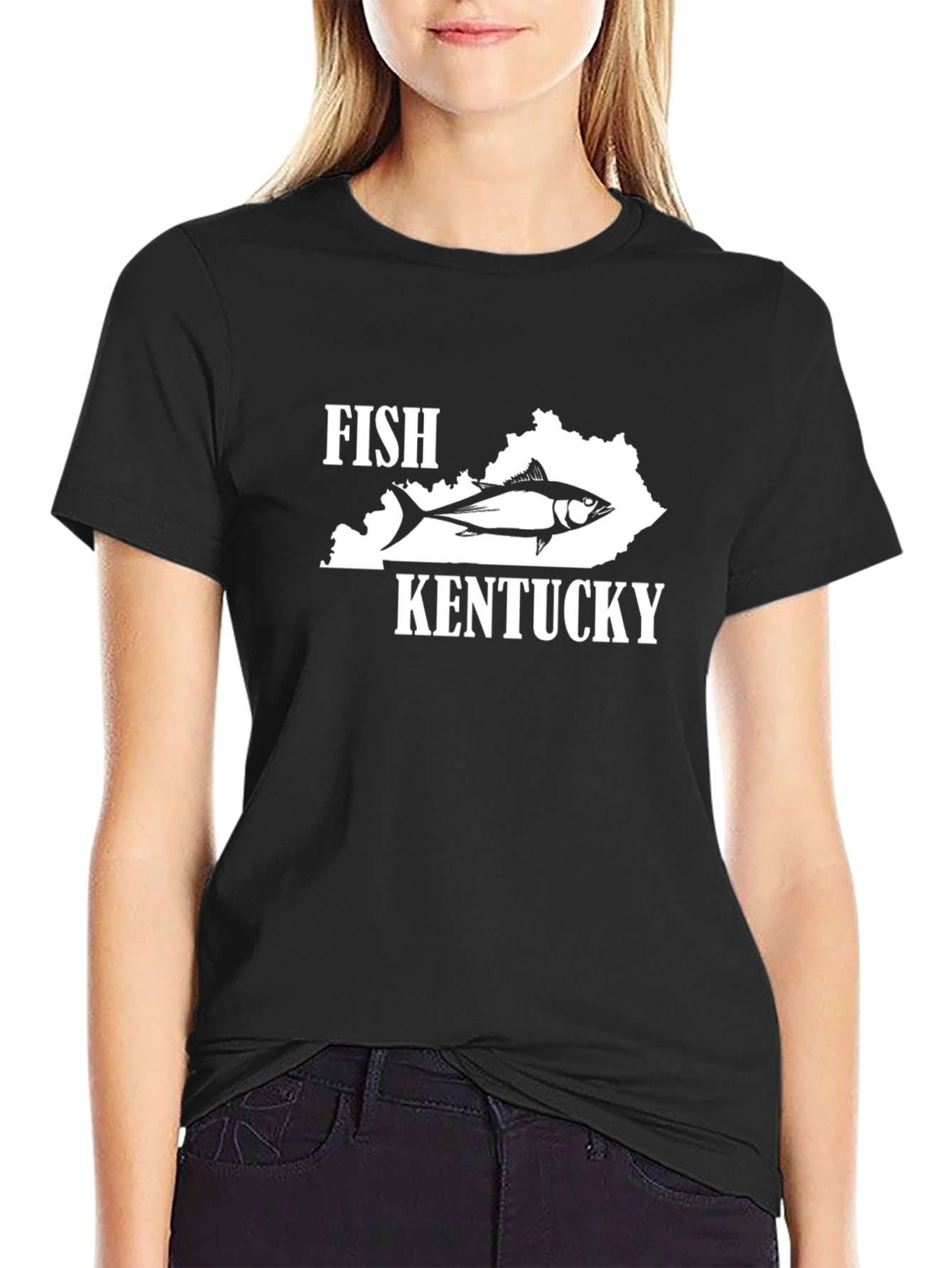 Fish Kentucky Black T-Shirt