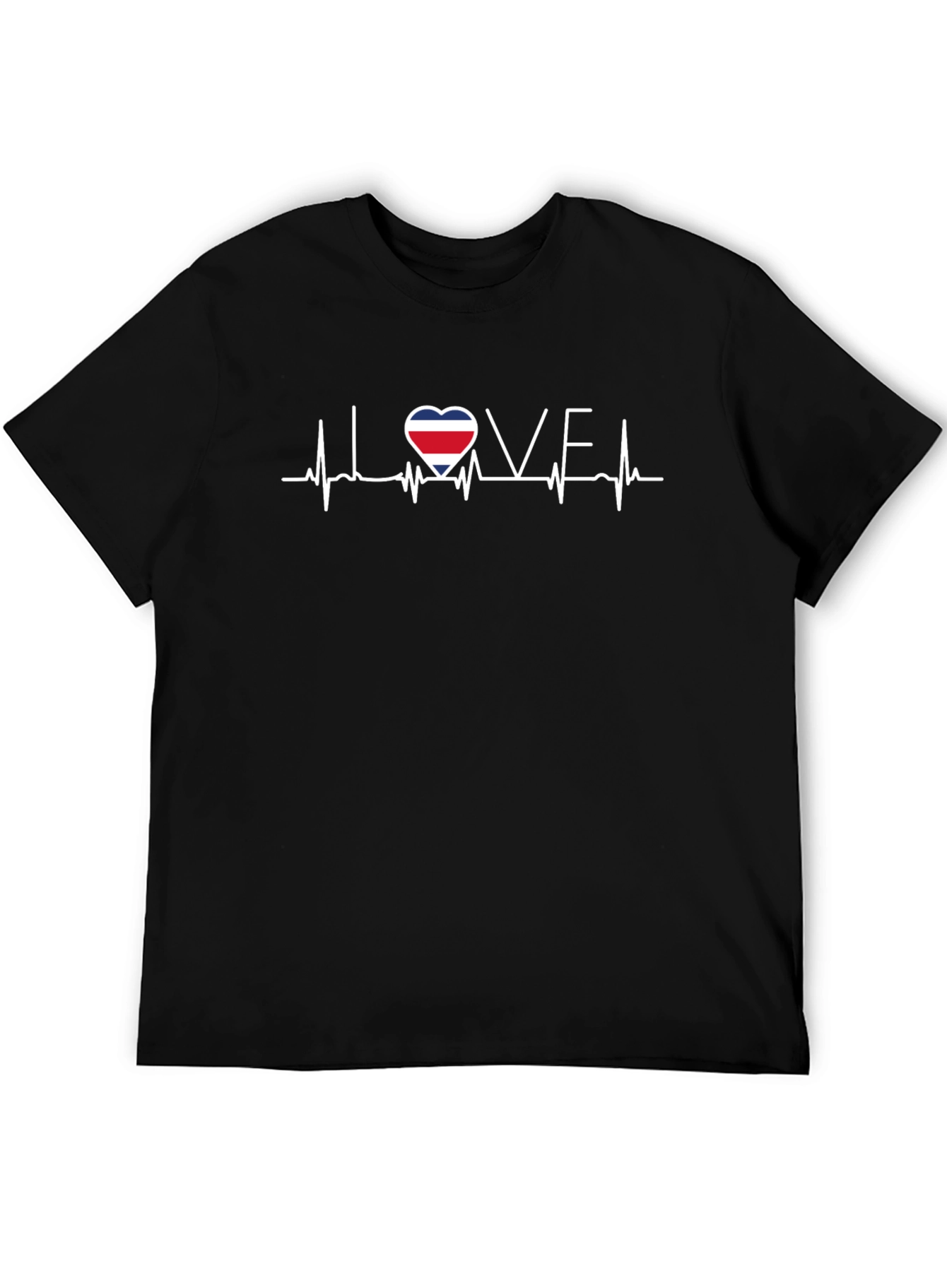 Costa Rica Heartbeat T-Shirt - Love Costa Rica Tee