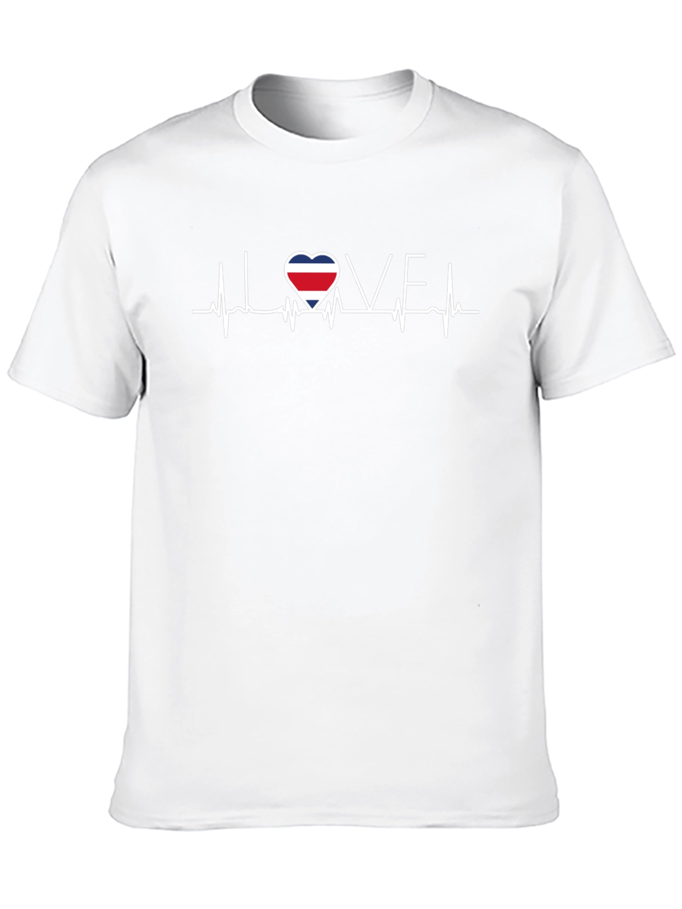 Costa Rica Heartbeat T-Shirt - Love Costa Rica Tee