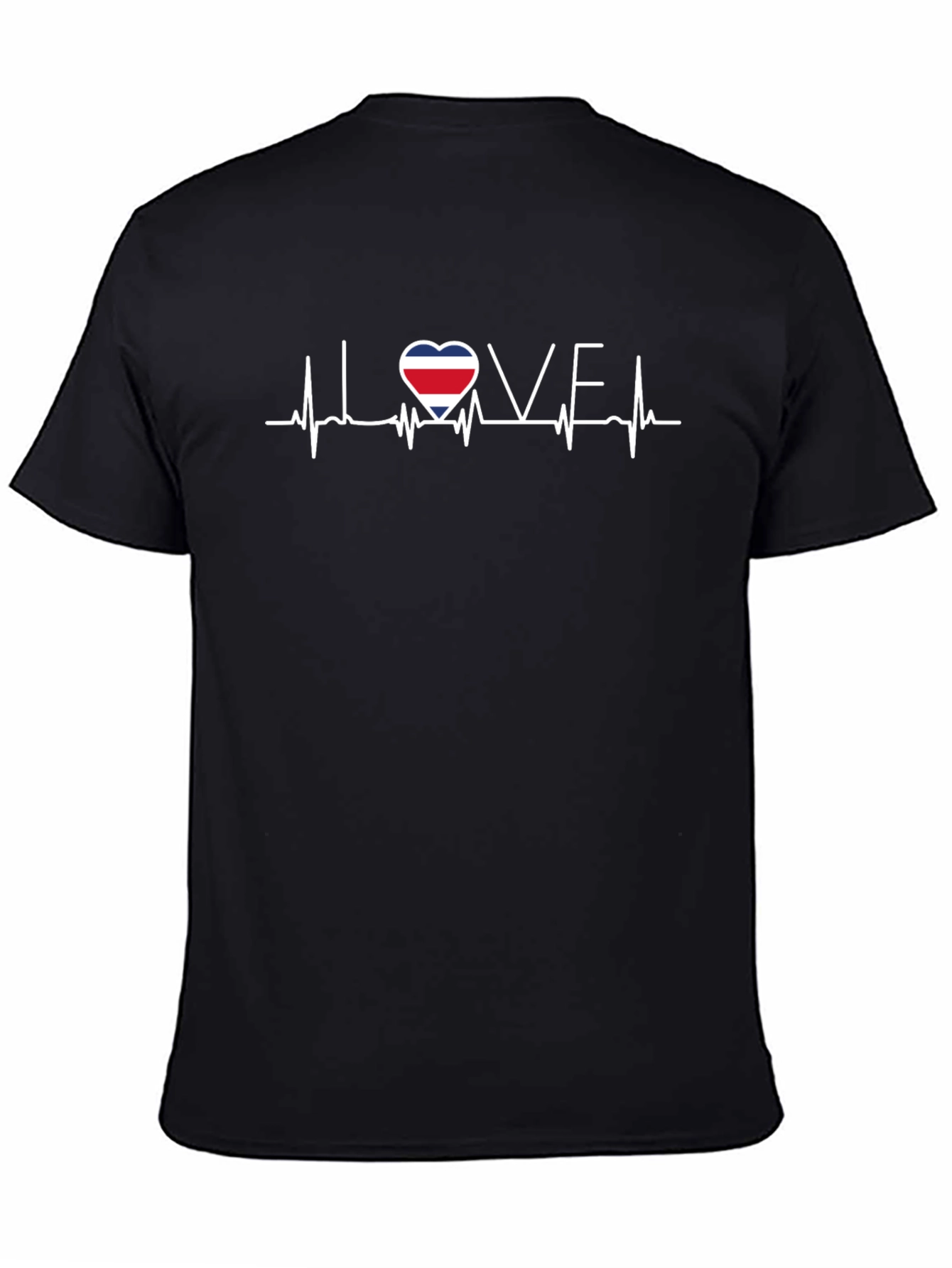 Costa Rica Heartbeat T-Shirt - Love Costa Rica Tee