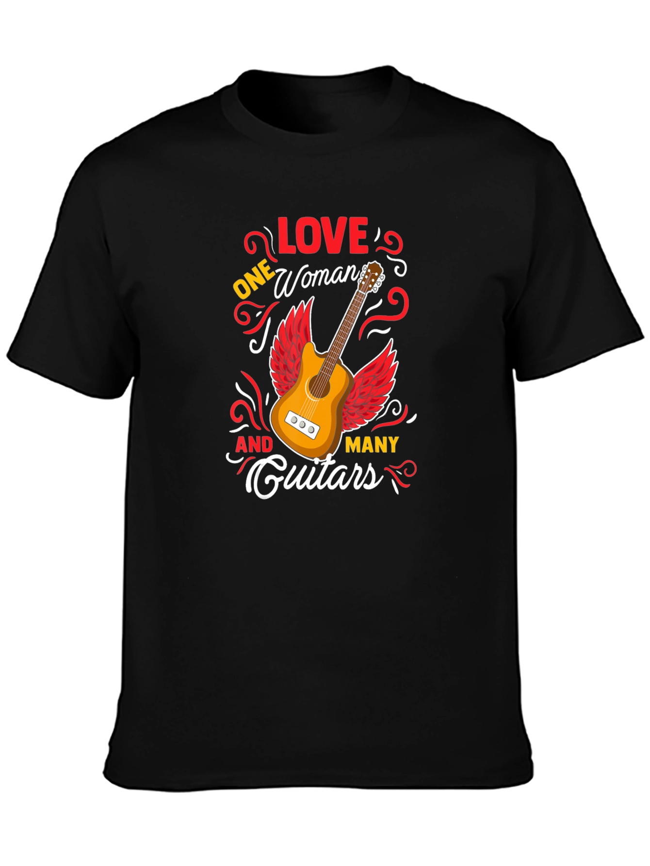 One Woman and Many Guitars T-Shirt
