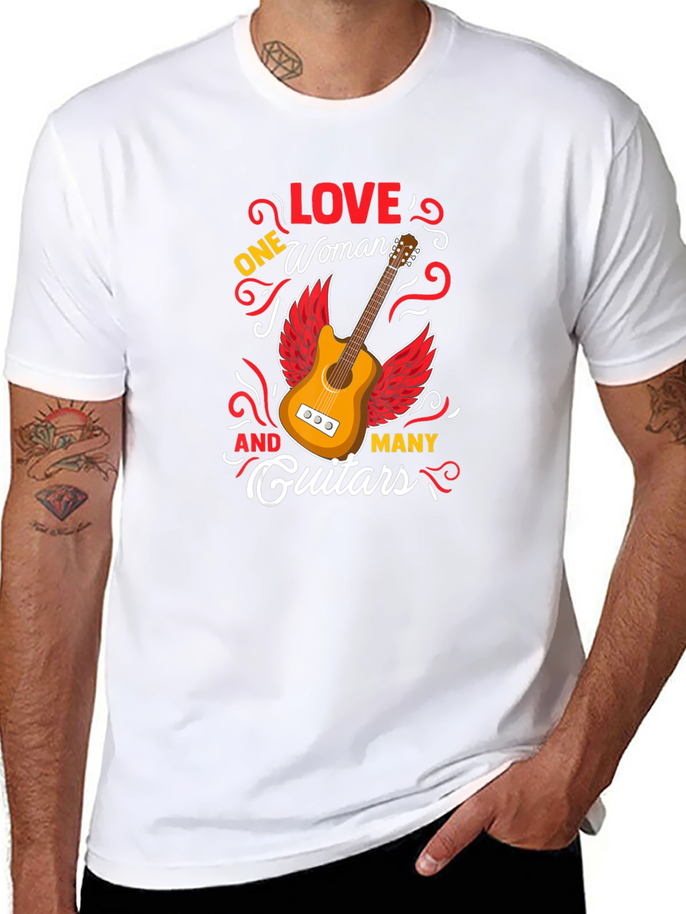 One Woman and Many Guitars T-Shirt