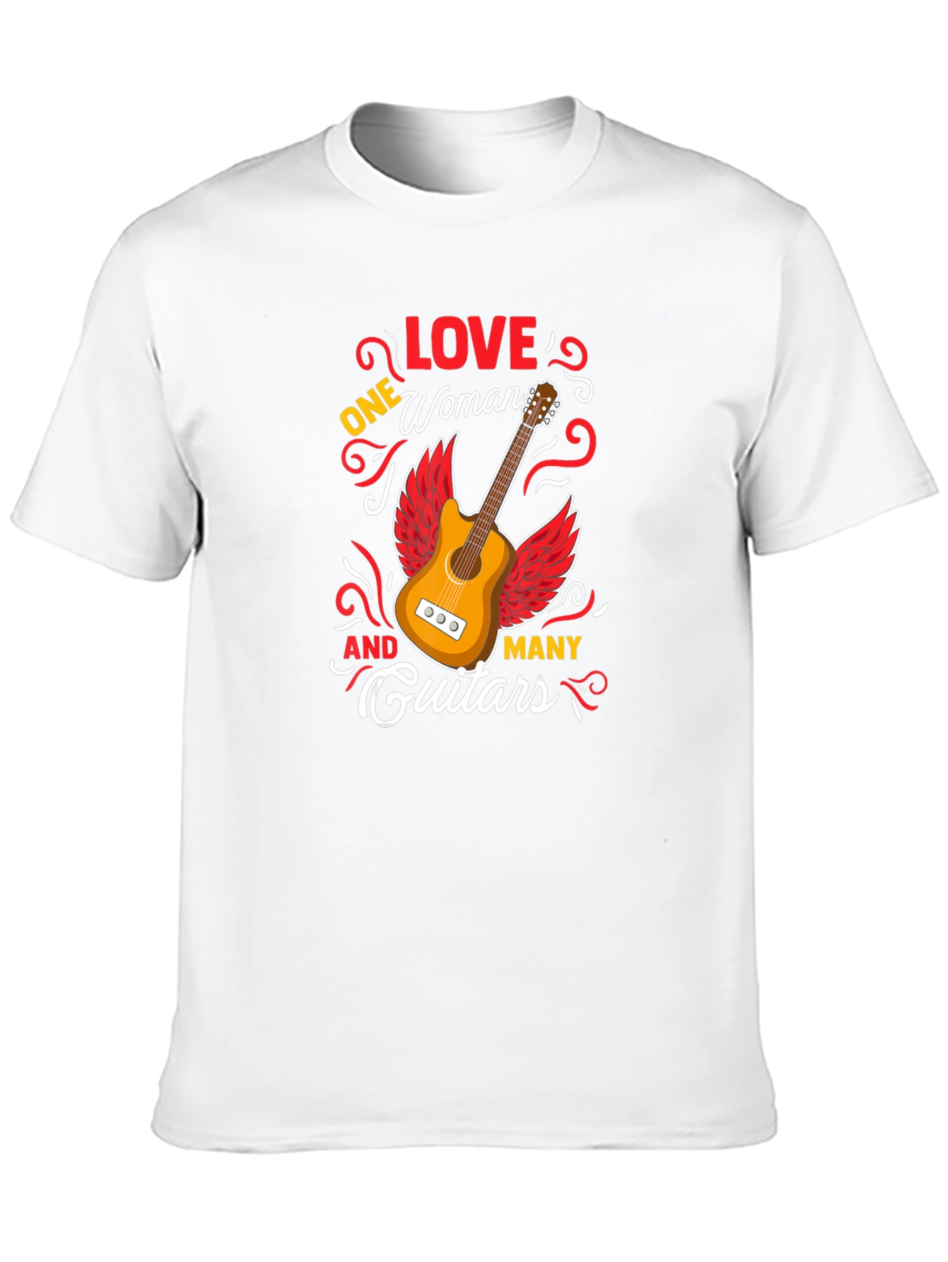 One Woman and Many Guitars T-Shirt