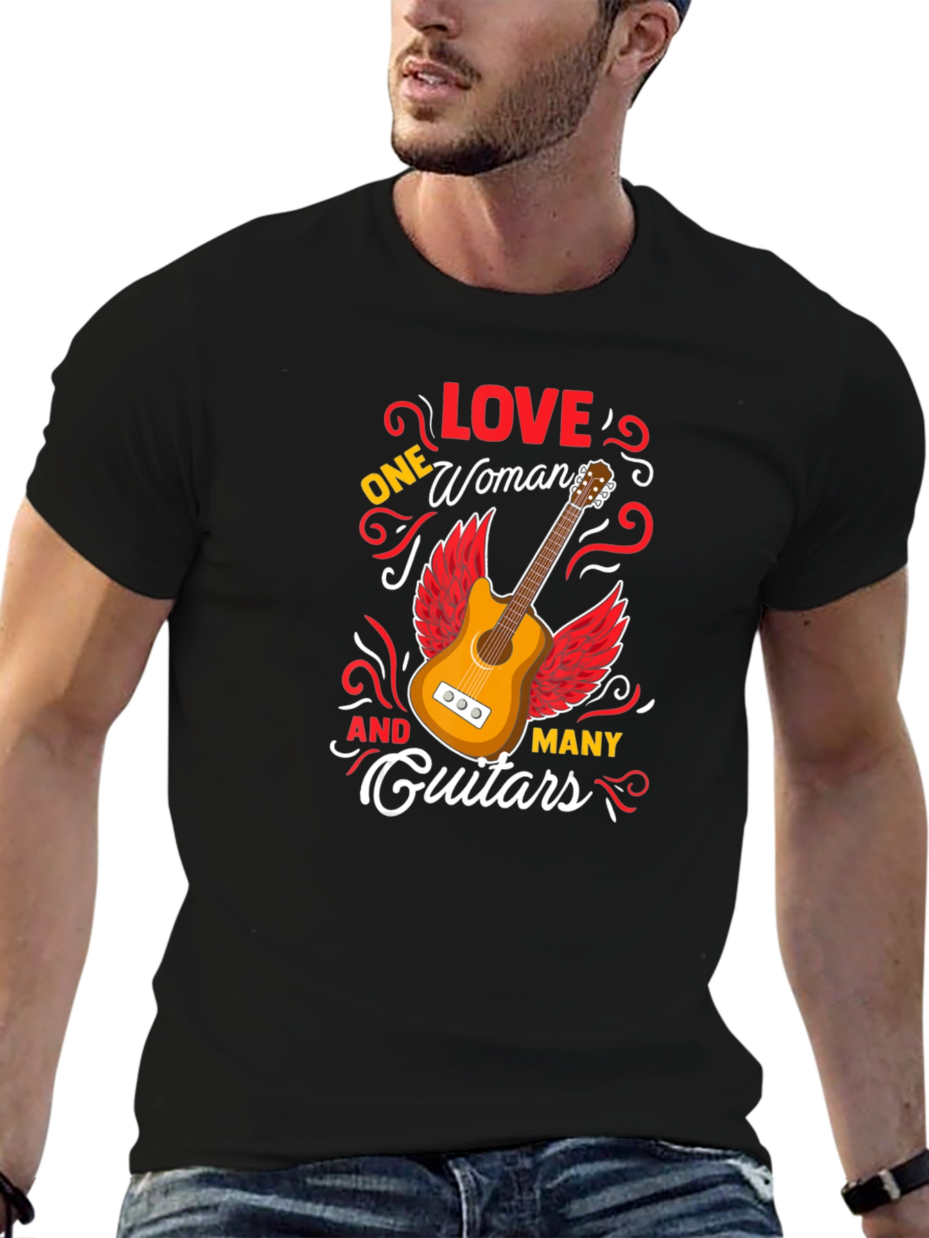 One Woman and Many Guitars T-Shirt