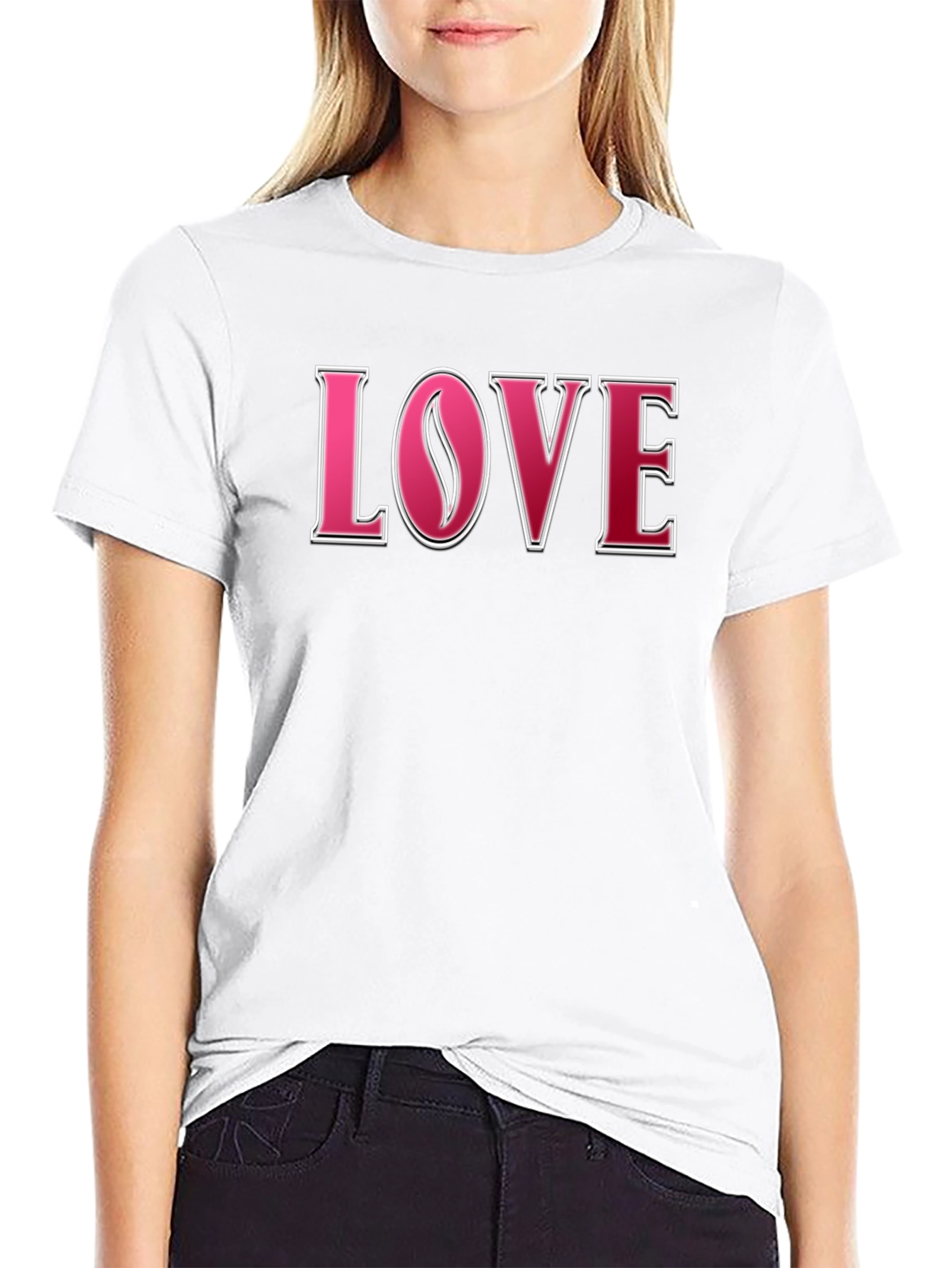 Love Graphic Tee - Trendy Valentines Day Shirt