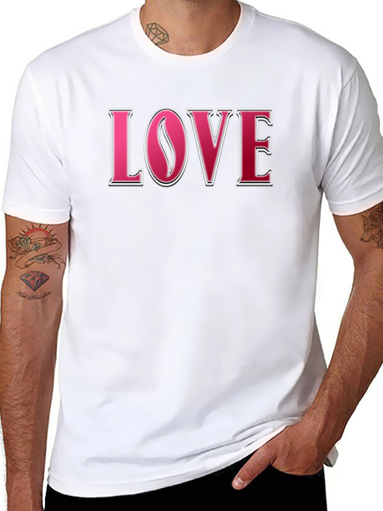 Love Graphic Tee - Trendy Valentines Day Shirt