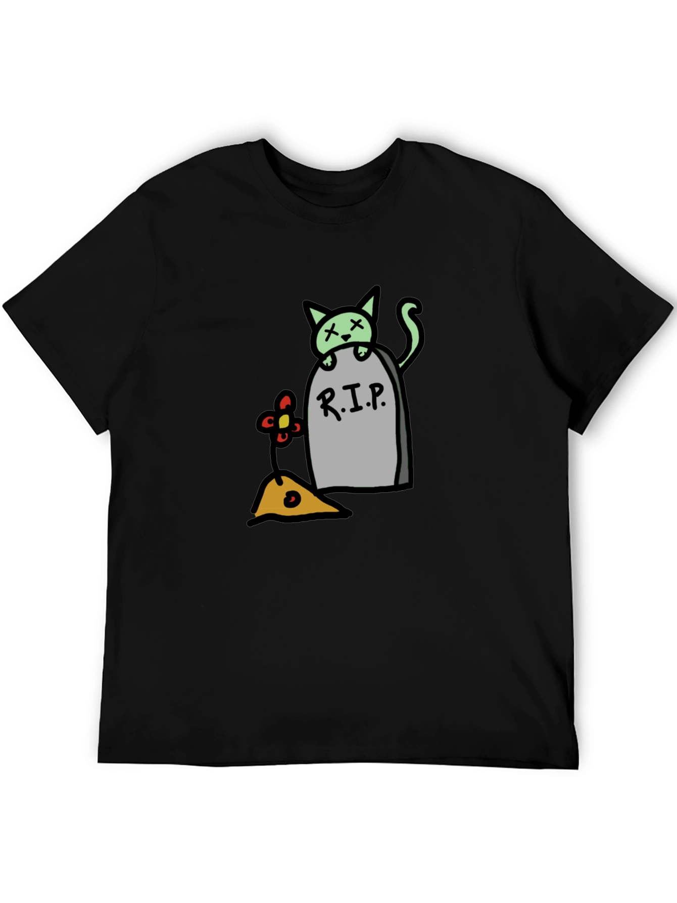 RIP Kitty T-Shirt - Unique Cat Tombstone Graphic Tee