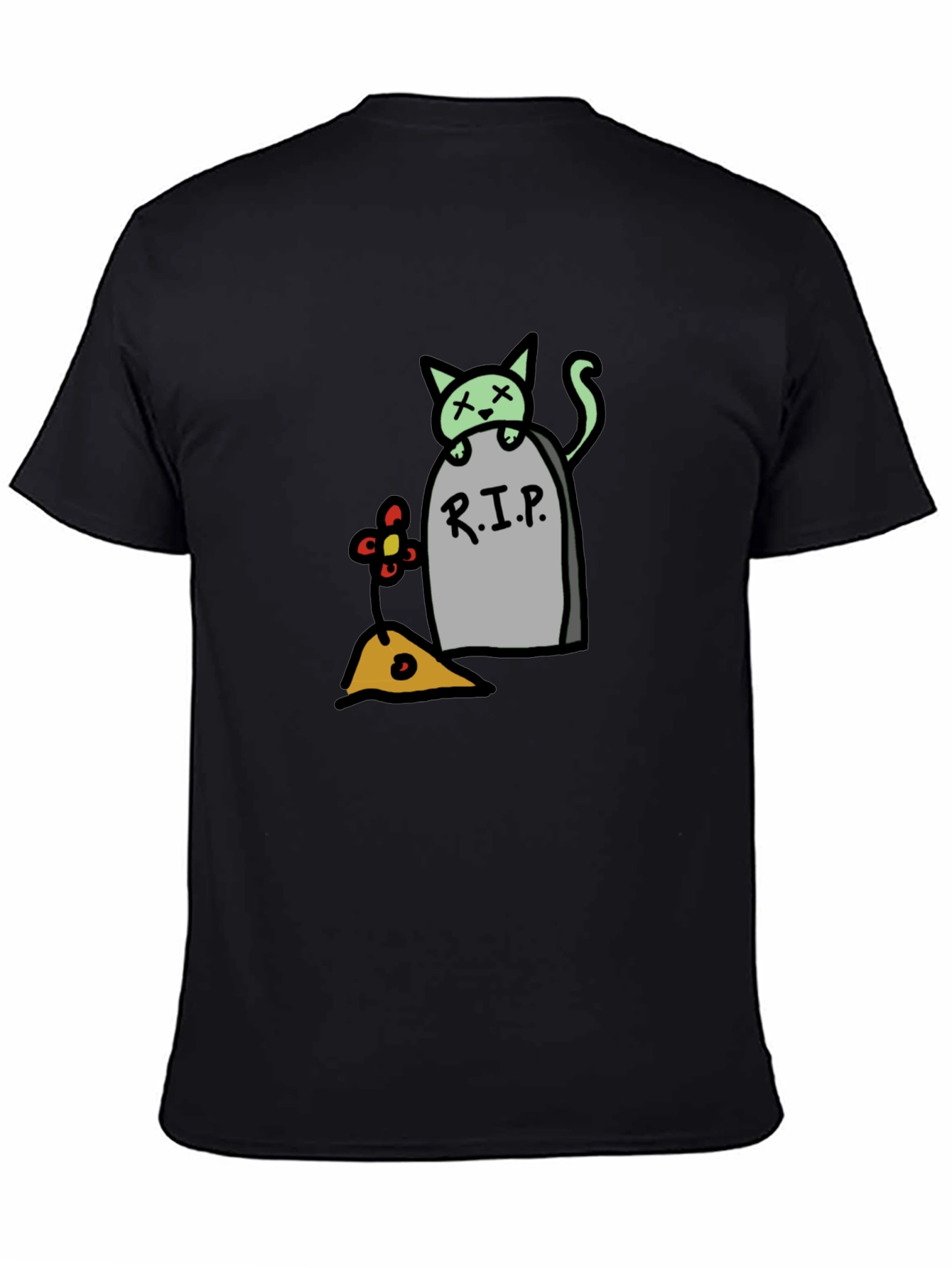 RIP Kitty T-Shirt - Unique Cat Tombstone Graphic Tee