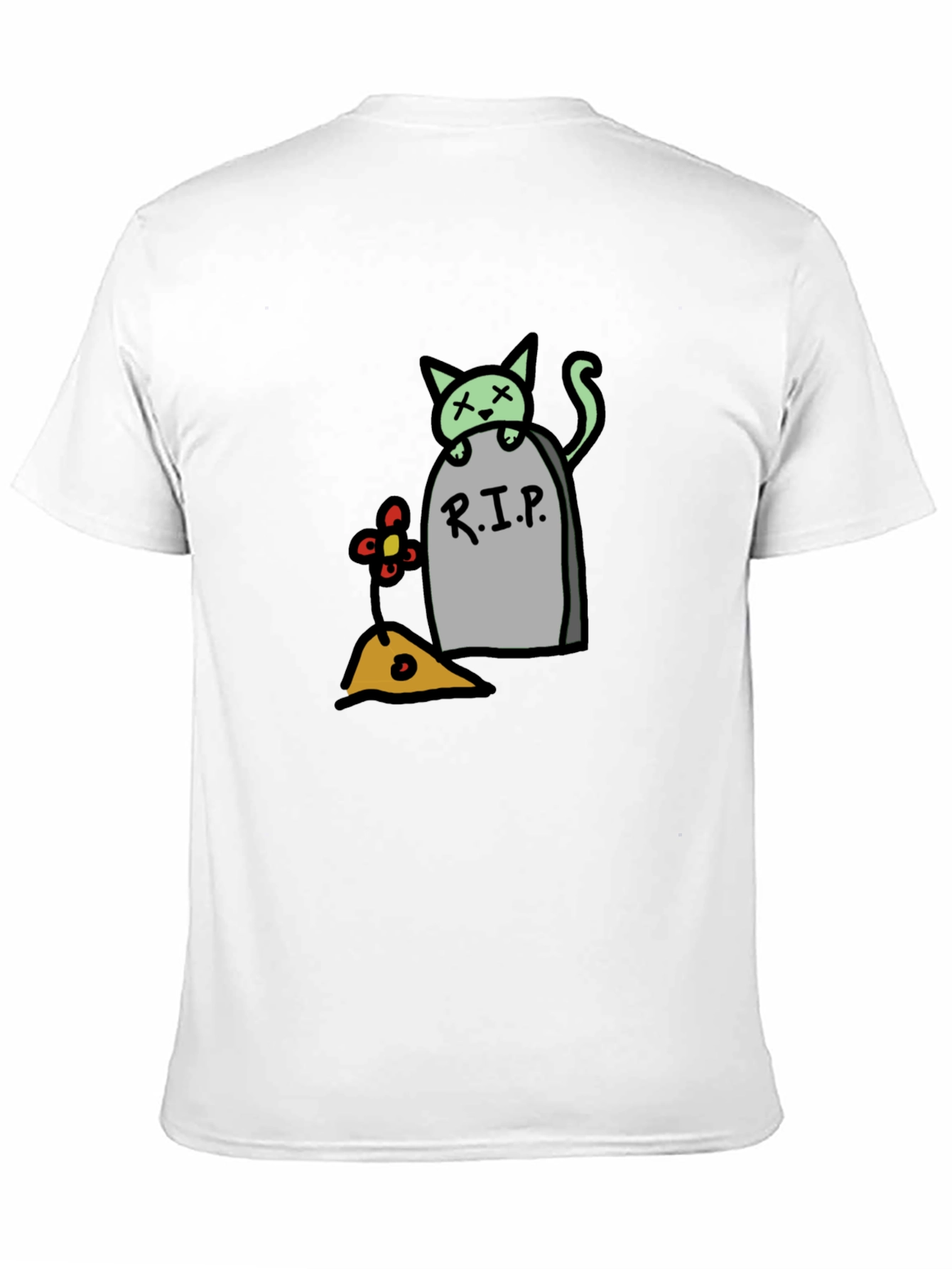 RIP Kitty T-Shirt - Unique Cat Tombstone Graphic Tee