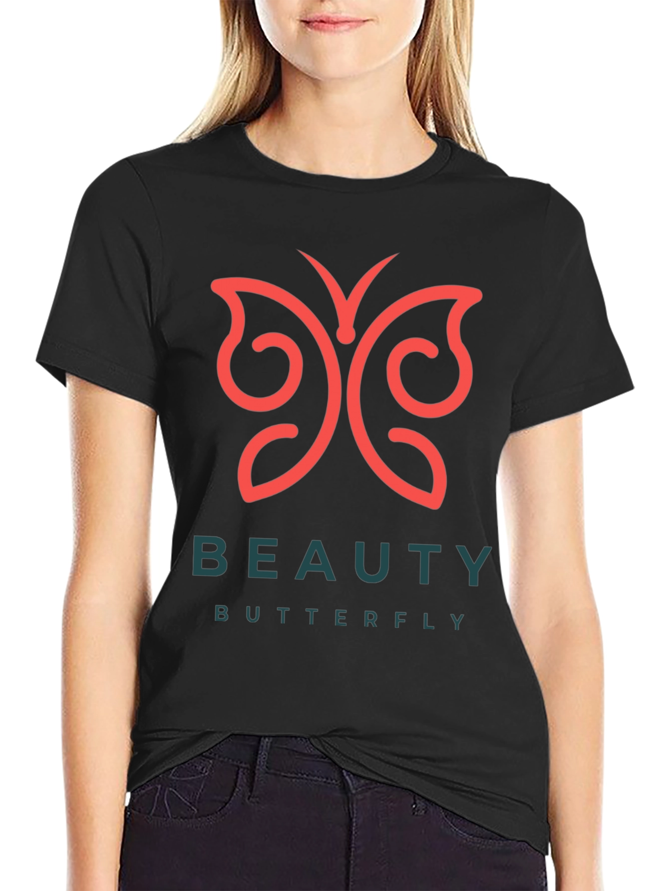 Beauty Butterfly Graphic Tee - Stylish Unisex T-Shirt