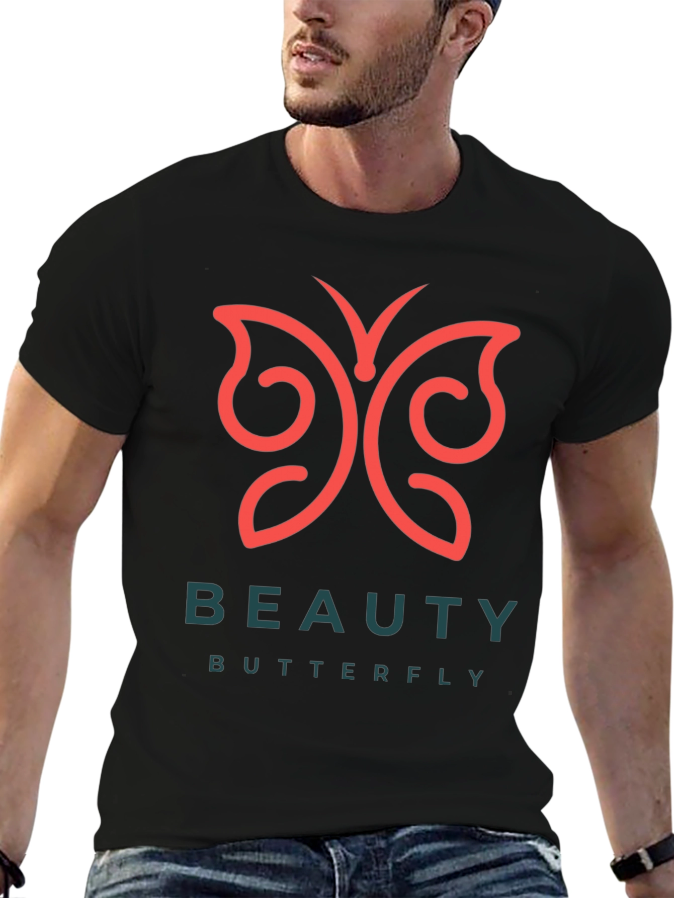 Beauty Butterfly Graphic Tee - Stylish Unisex T-Shirt
