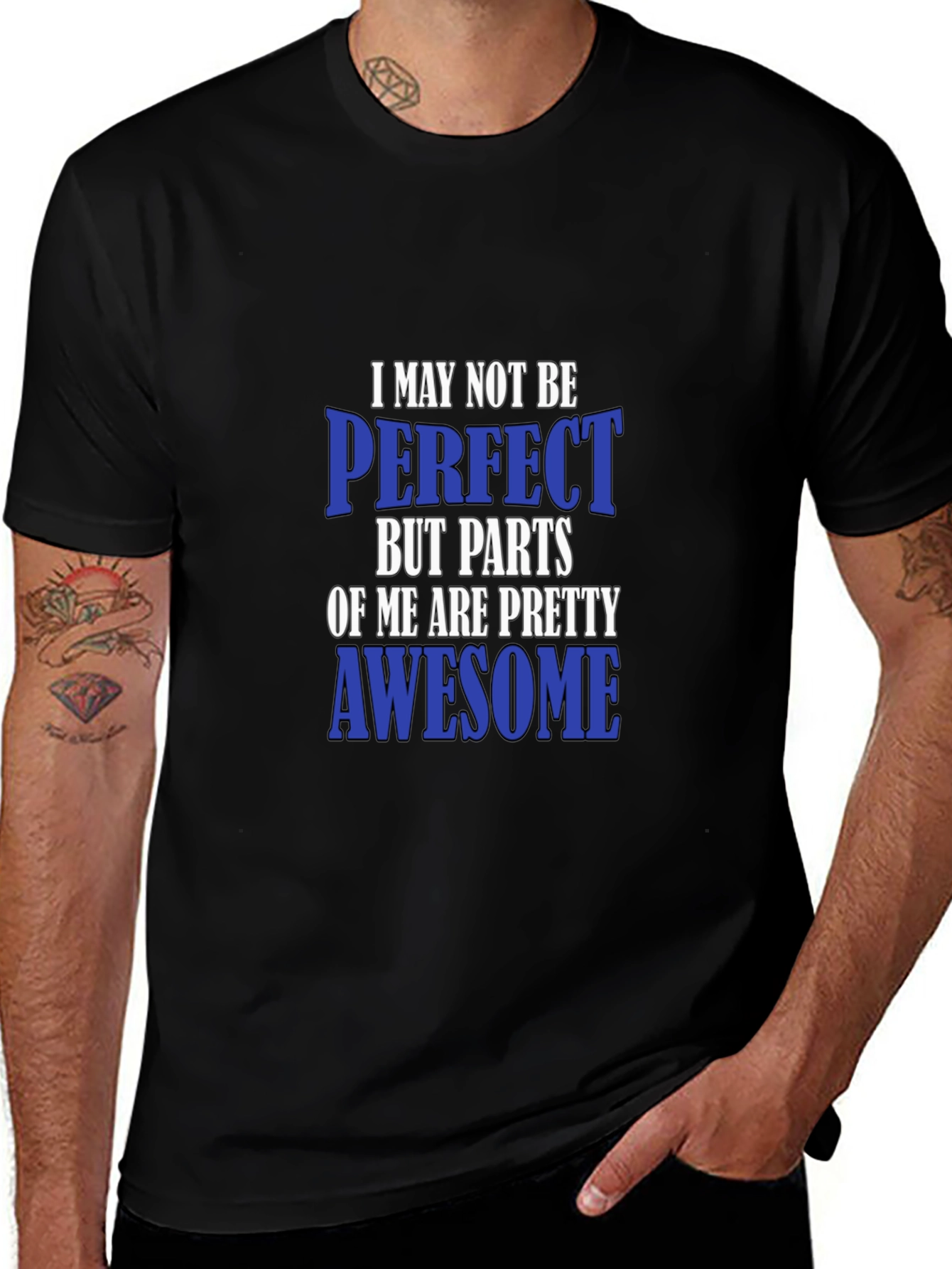Awesome Parts T-Shirt Funny Sarcastic Novelty Tee