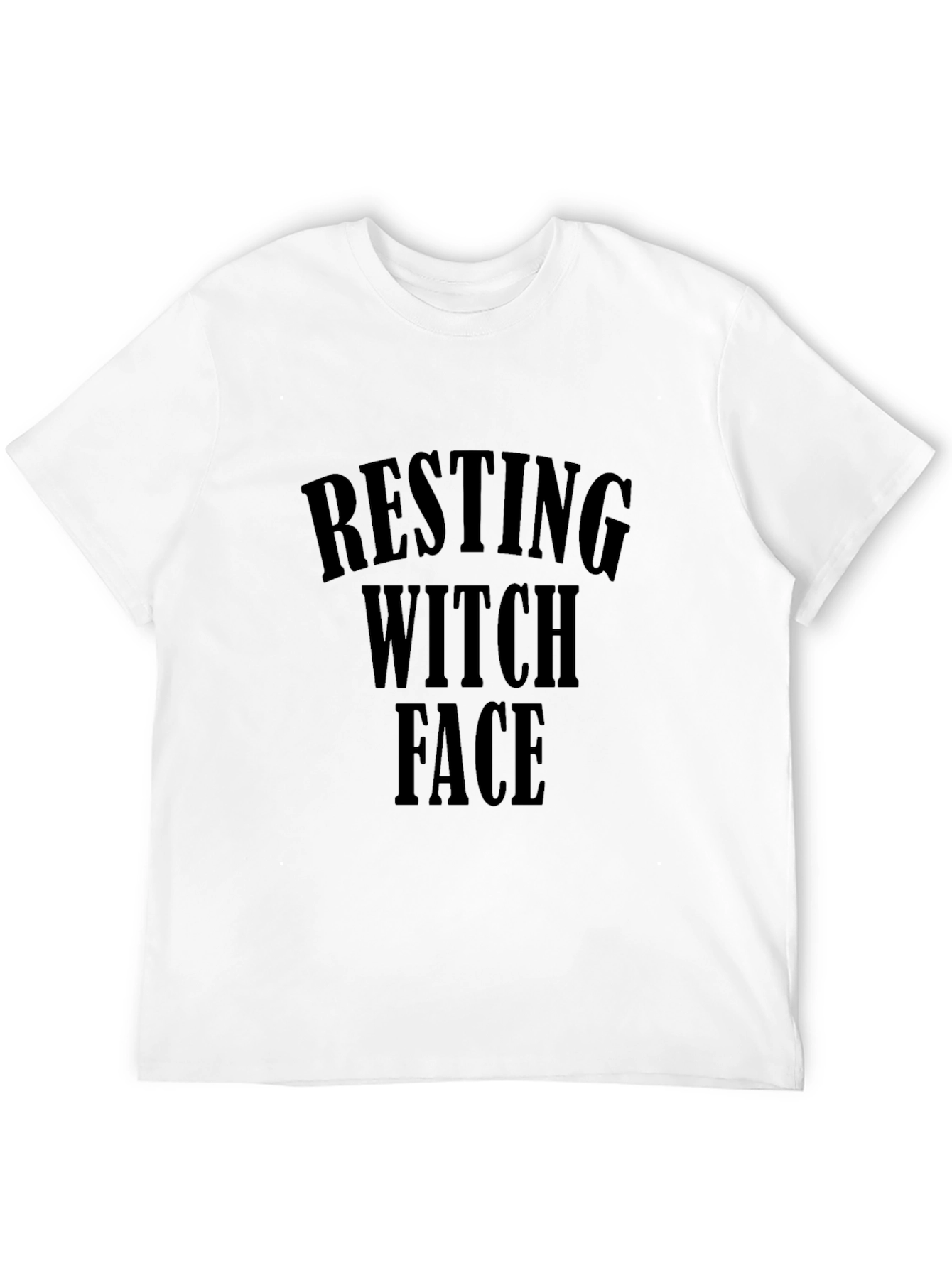 Resting Witch Face Black T-Shirt