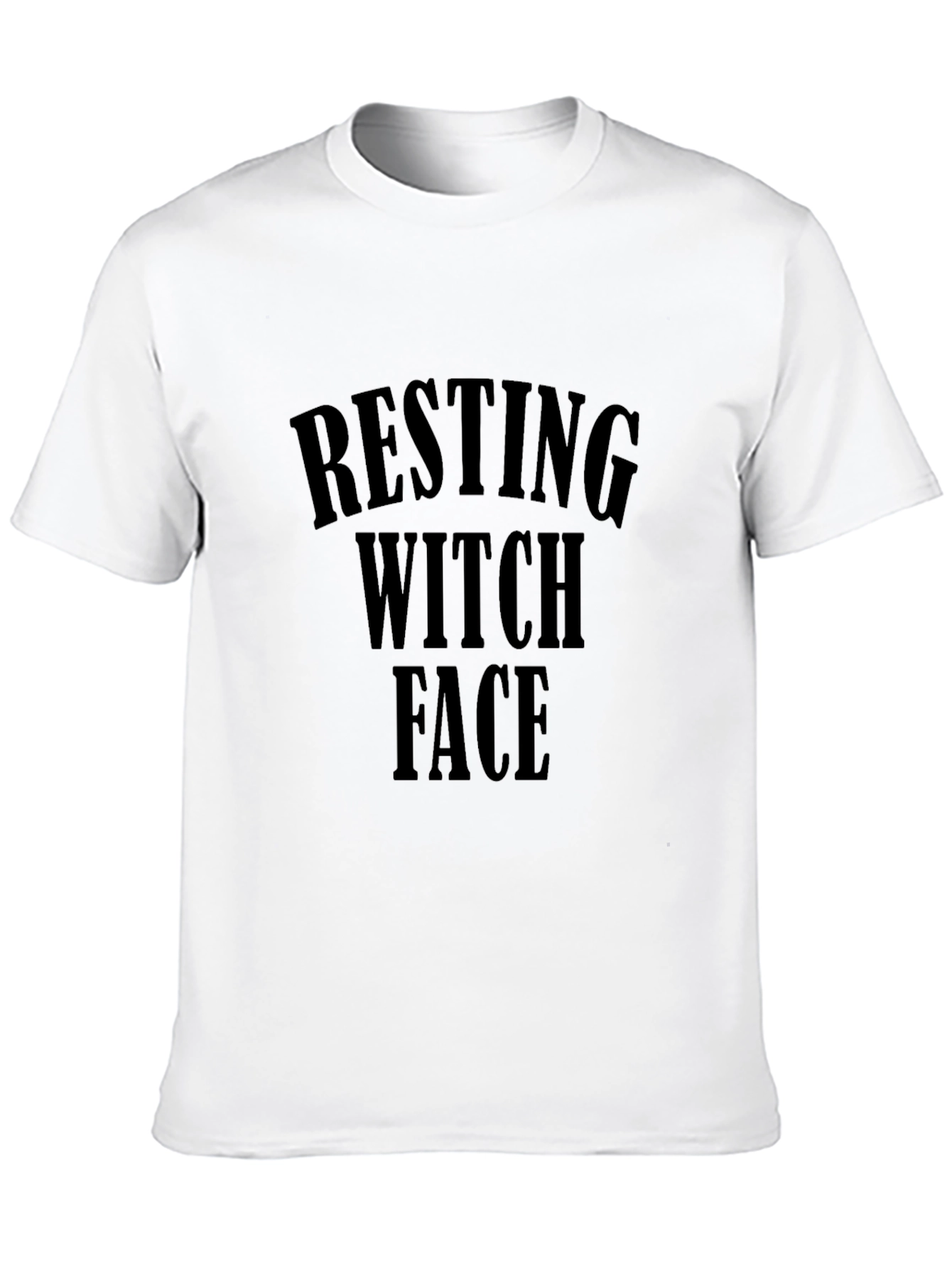 Resting Witch Face Black T-Shirt